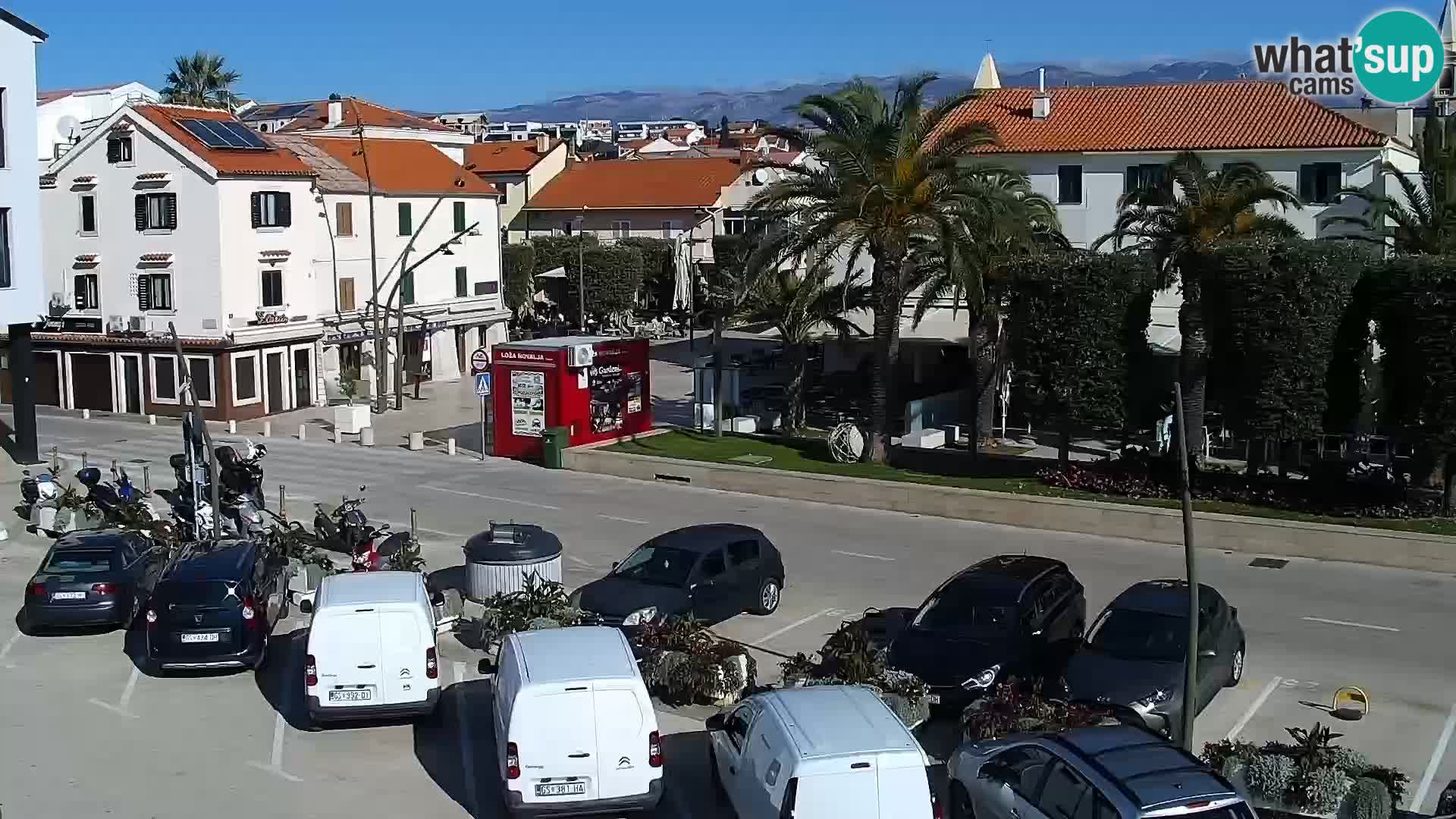 Livecam Promenade a Novalja