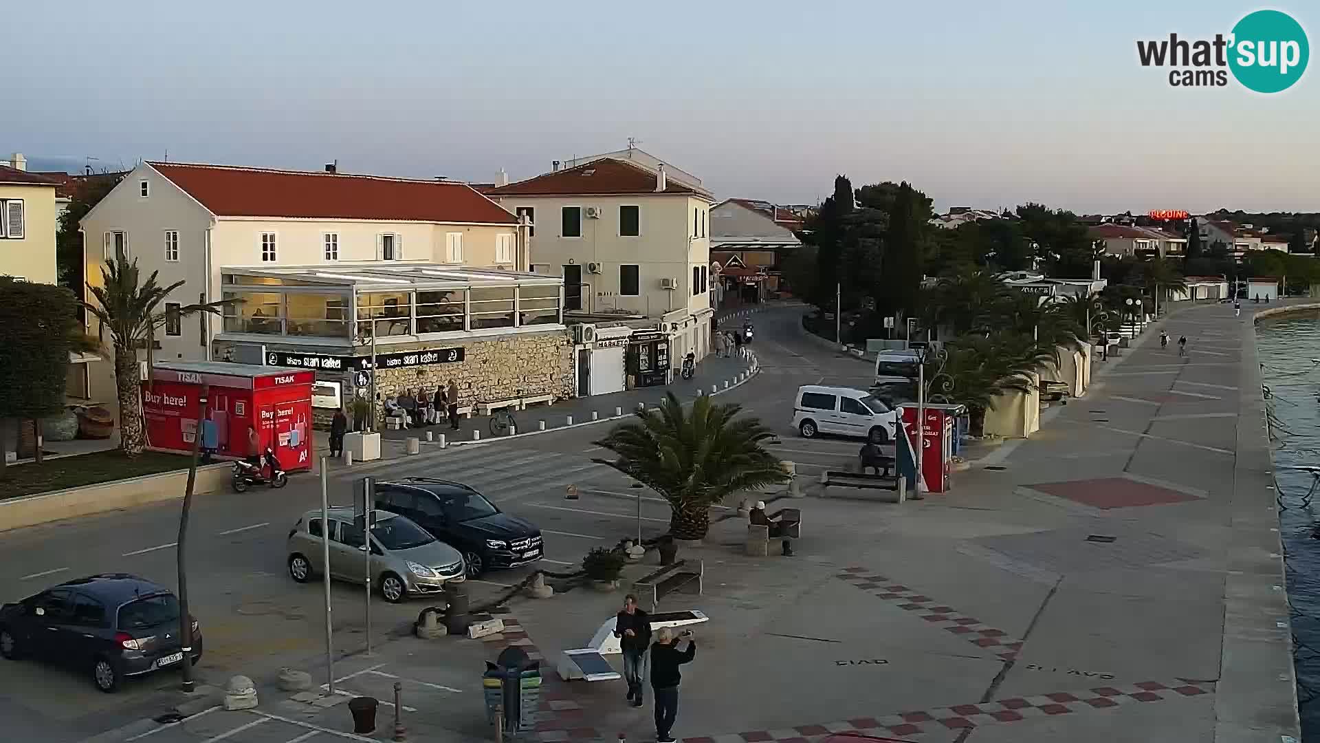 Novalja Livecam promenade