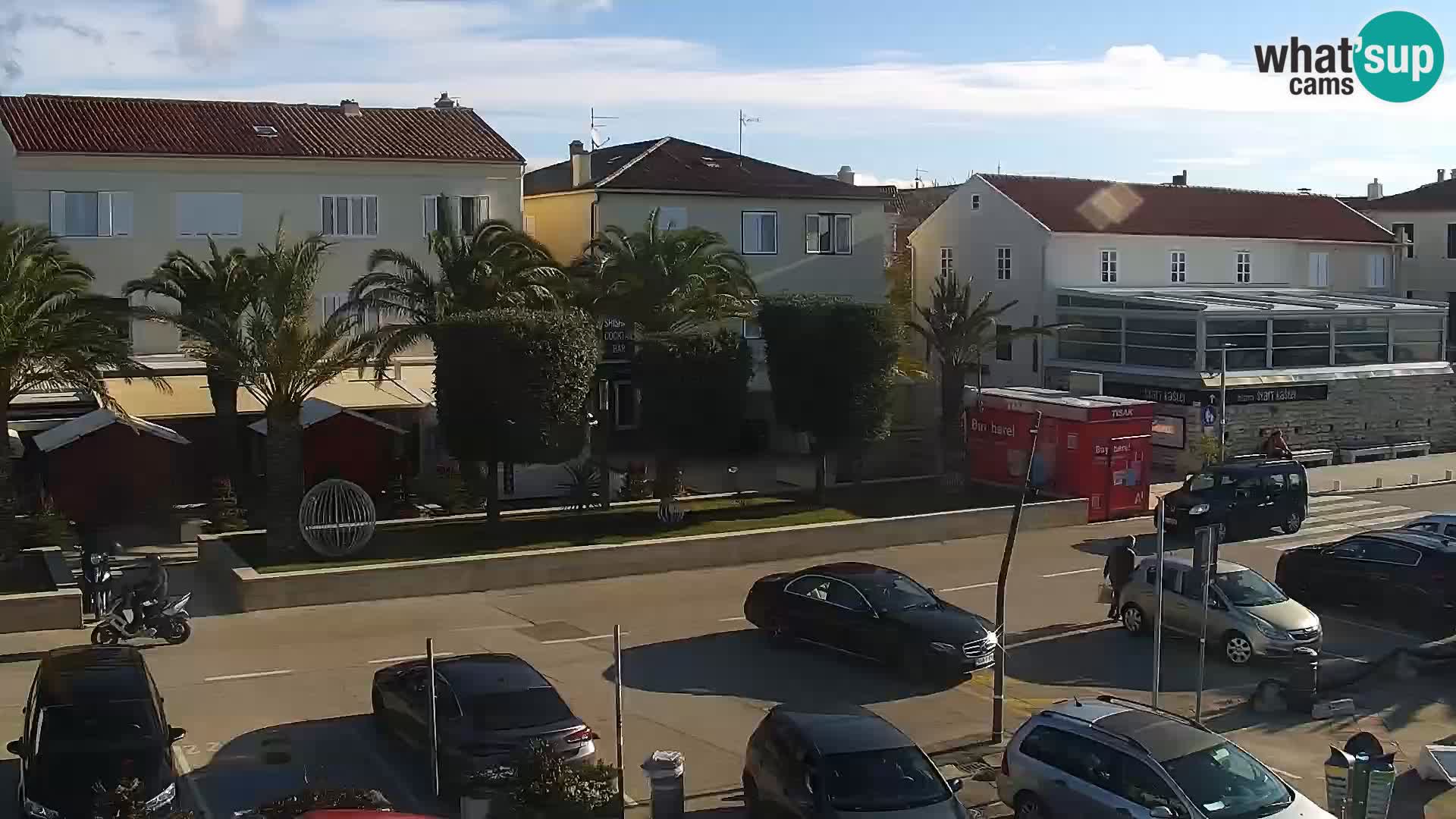 Novalja Livecam promenade