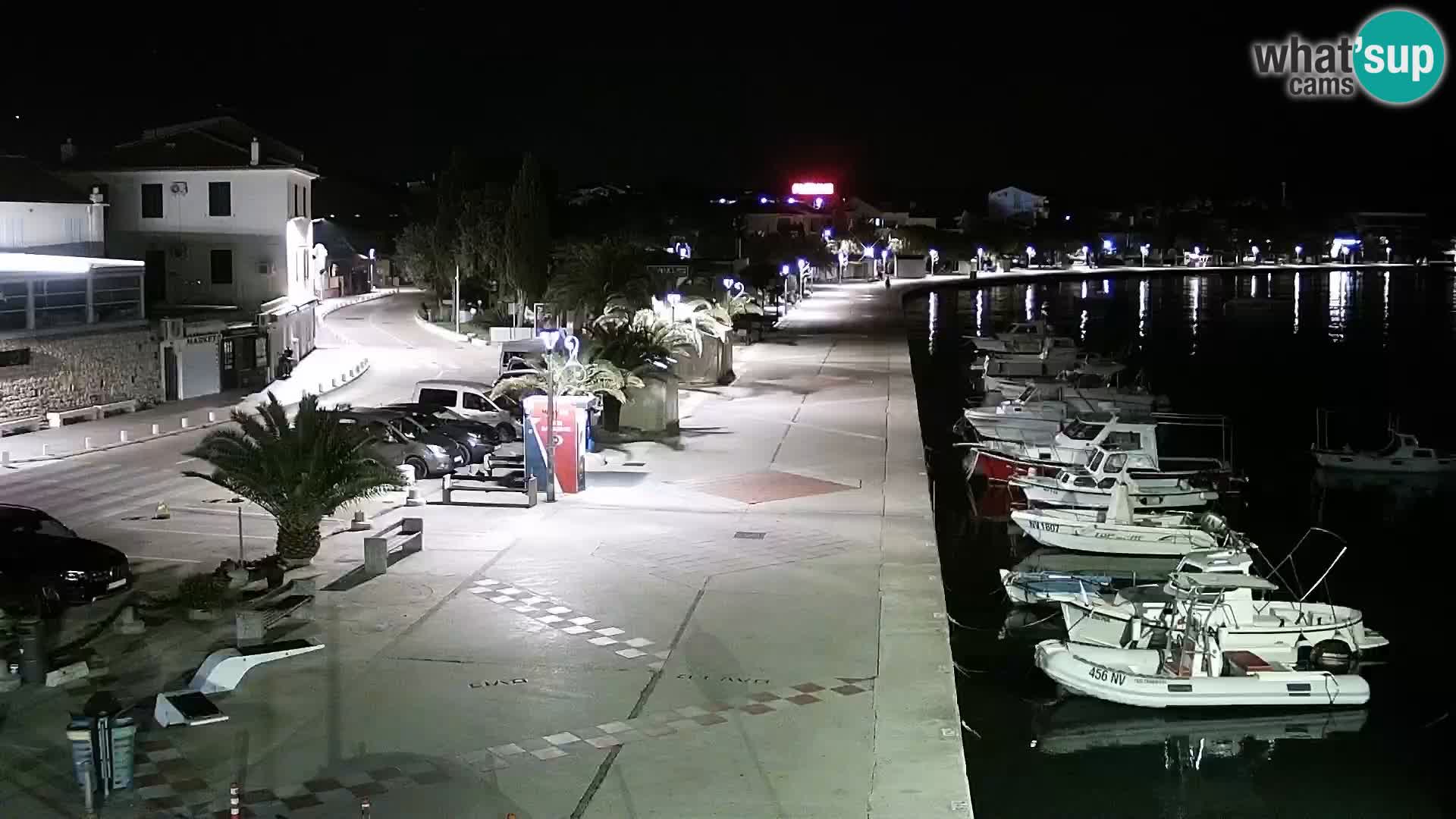 Livecam Promenade a Novalja