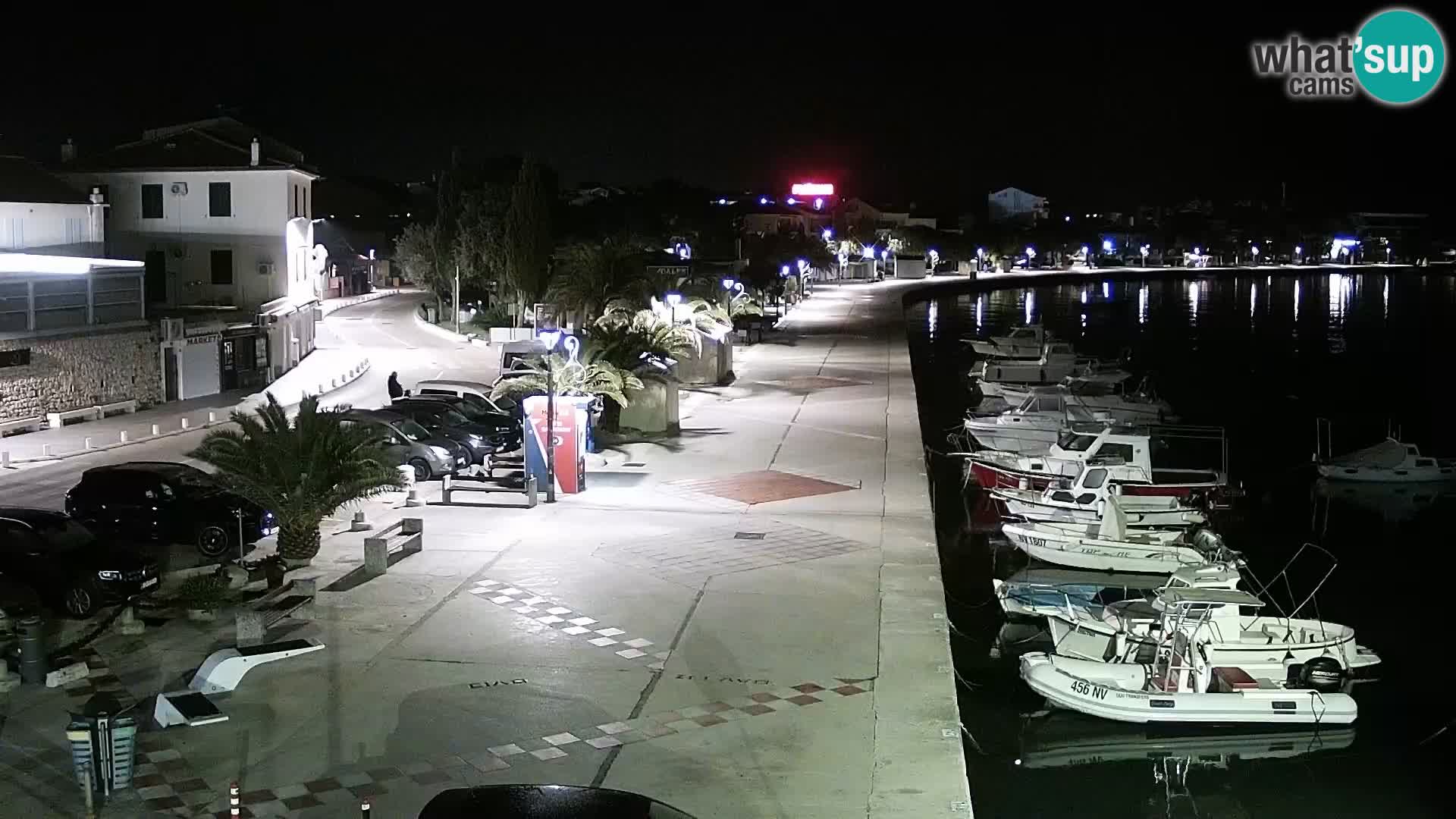 Novalja Livecam promenade