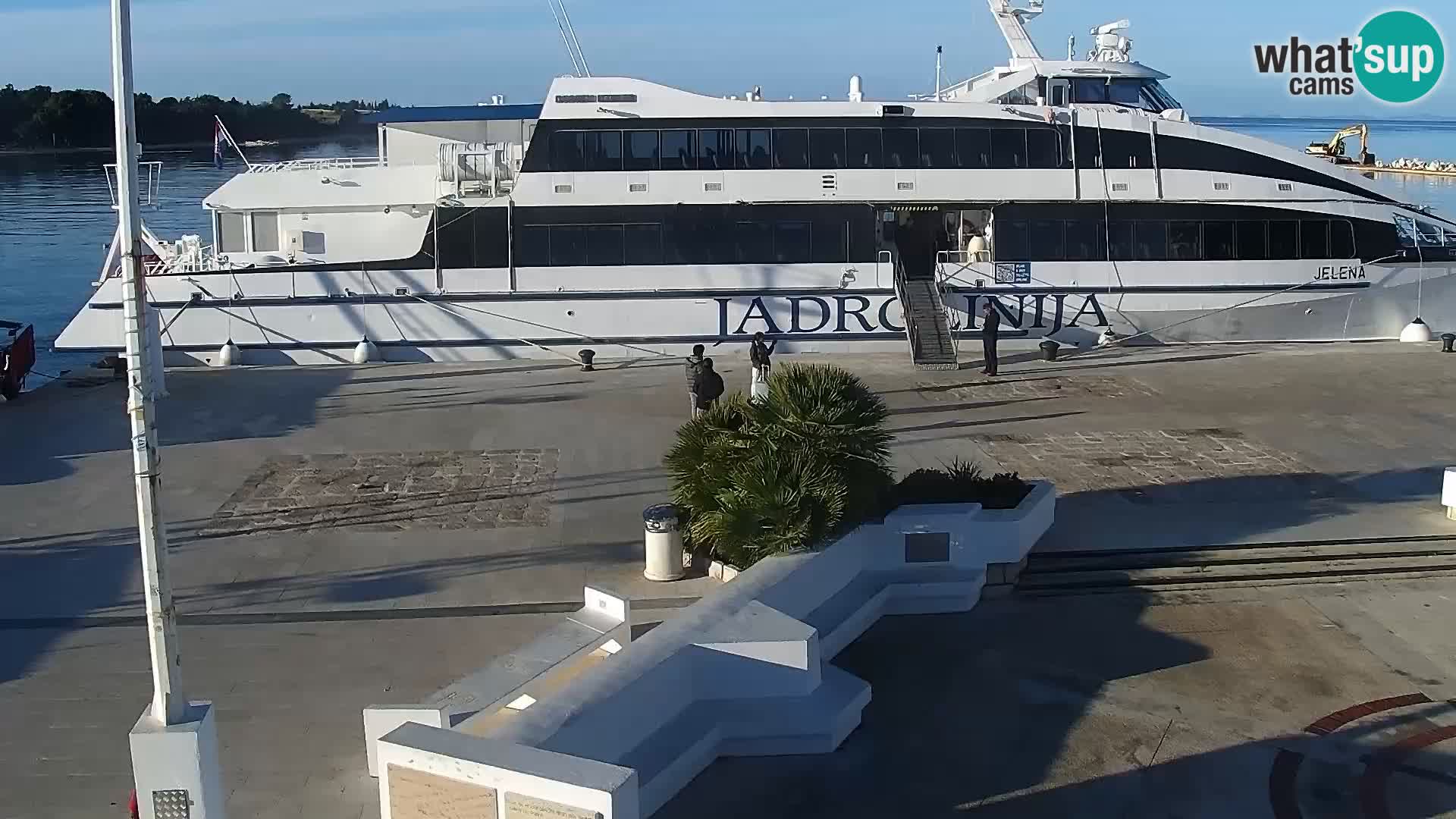 Web kamera Novalja promenada