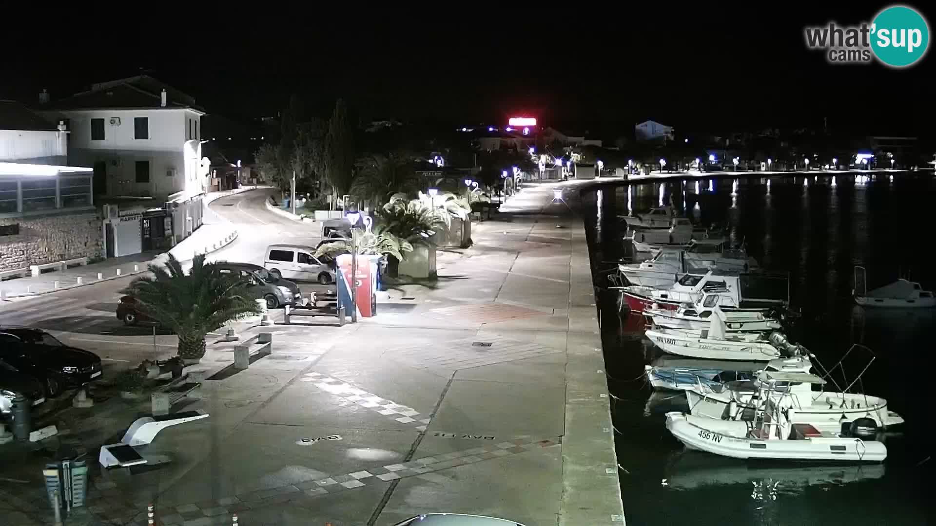 Novalja Livecam promenade