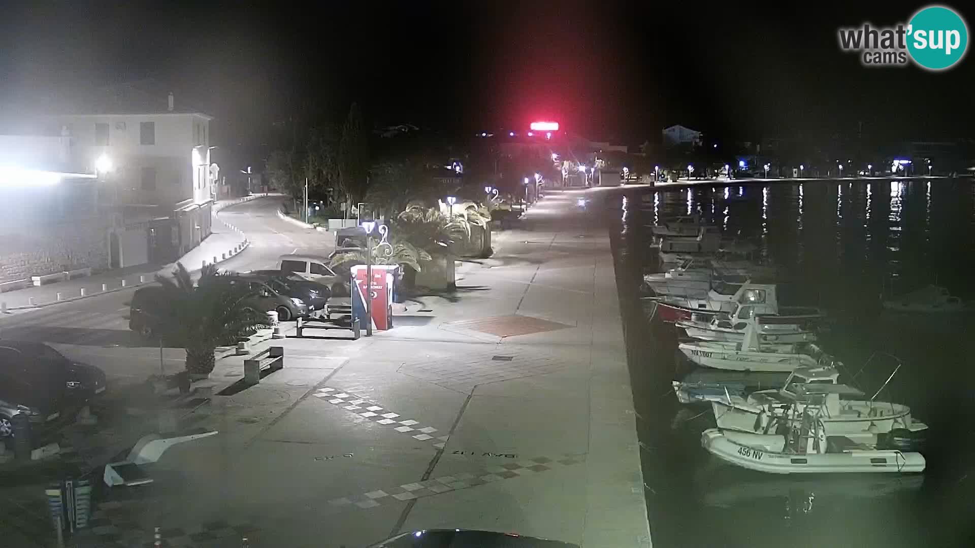 Novalja Livecam promenade