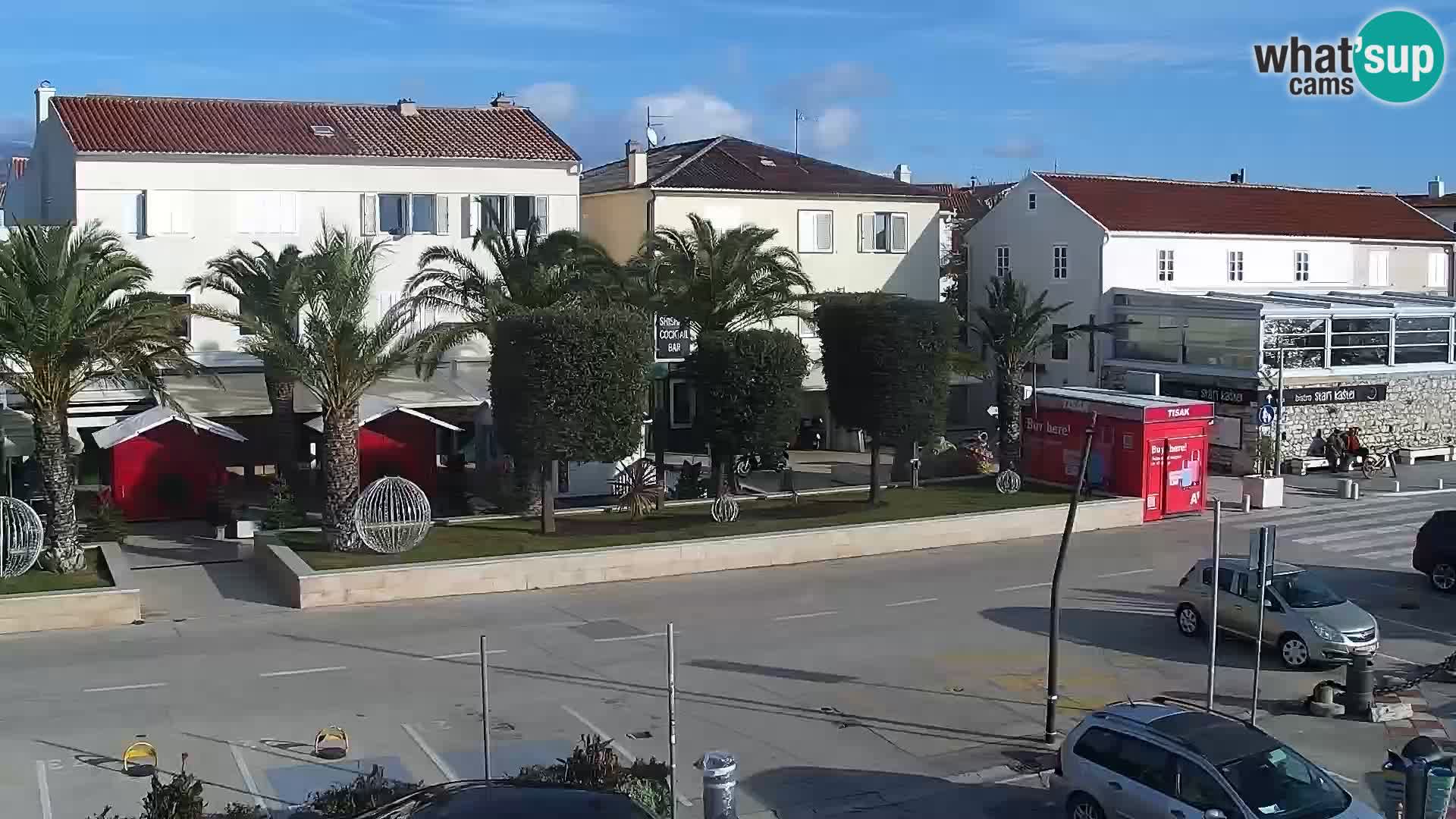Novalja Livecam promenade