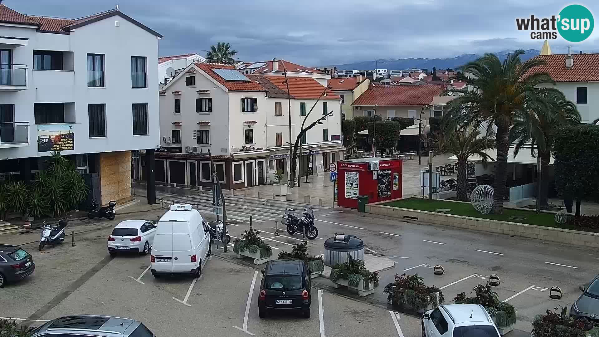 Novalja Livecam promenade