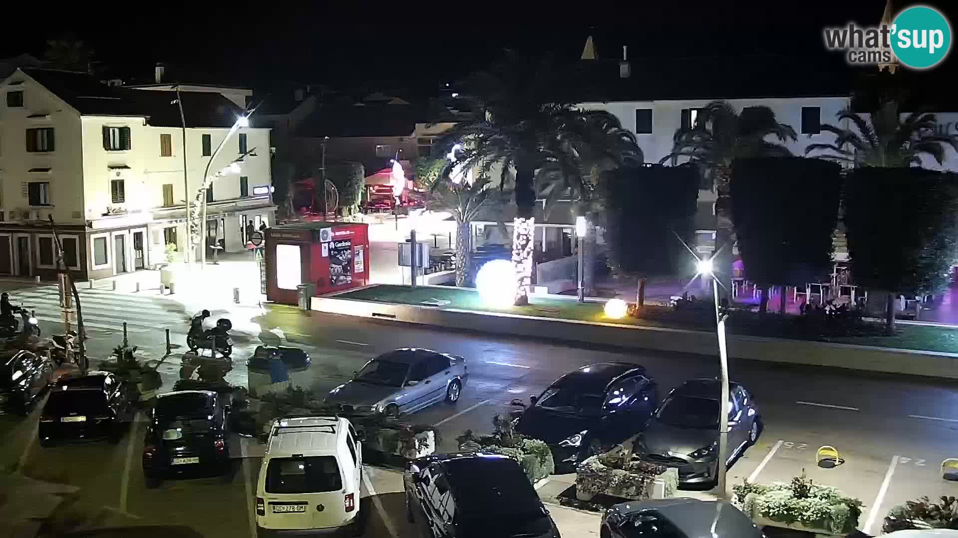 Novalja Livecam promenade