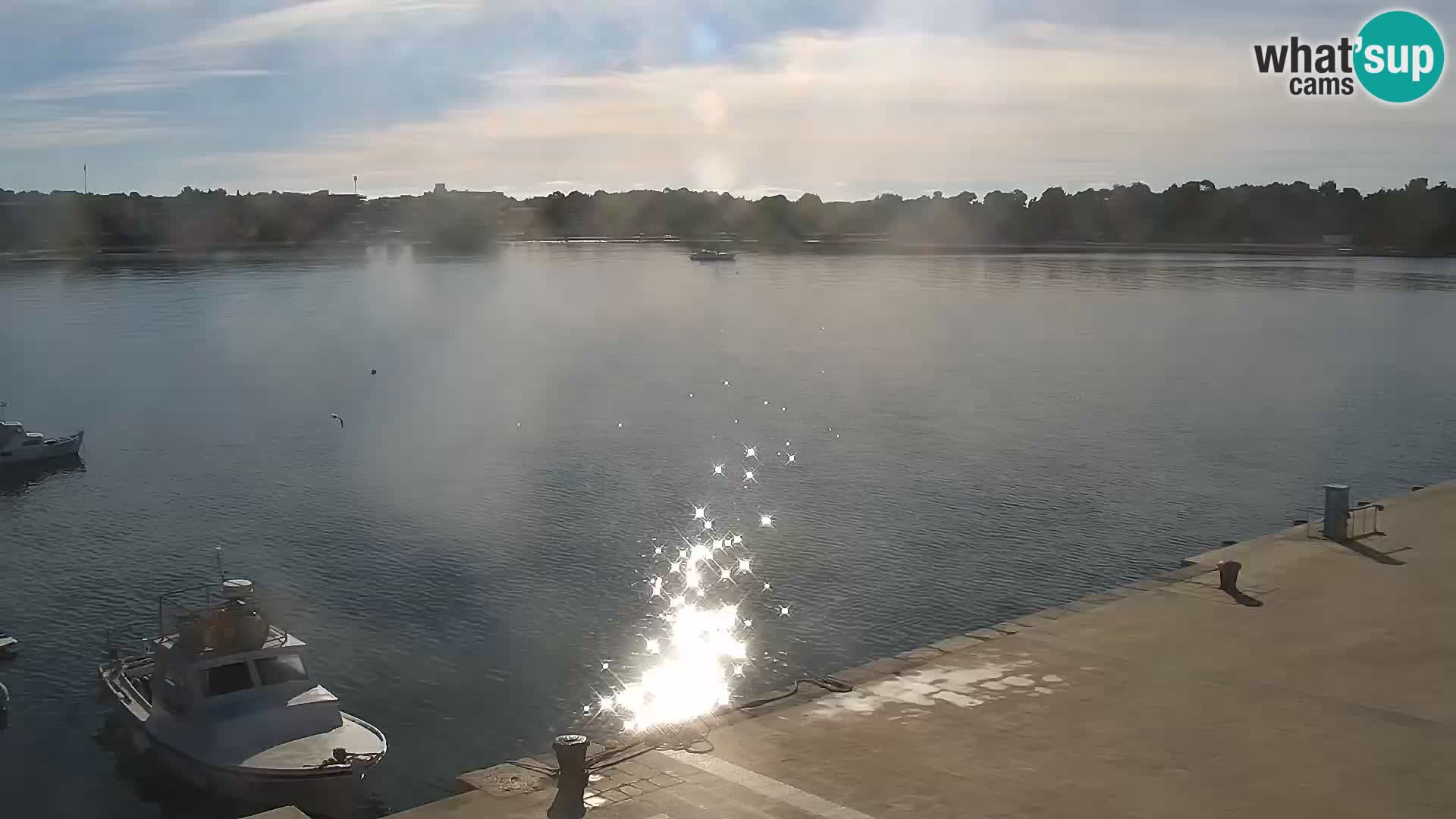 Novalja spletna kamera promenada