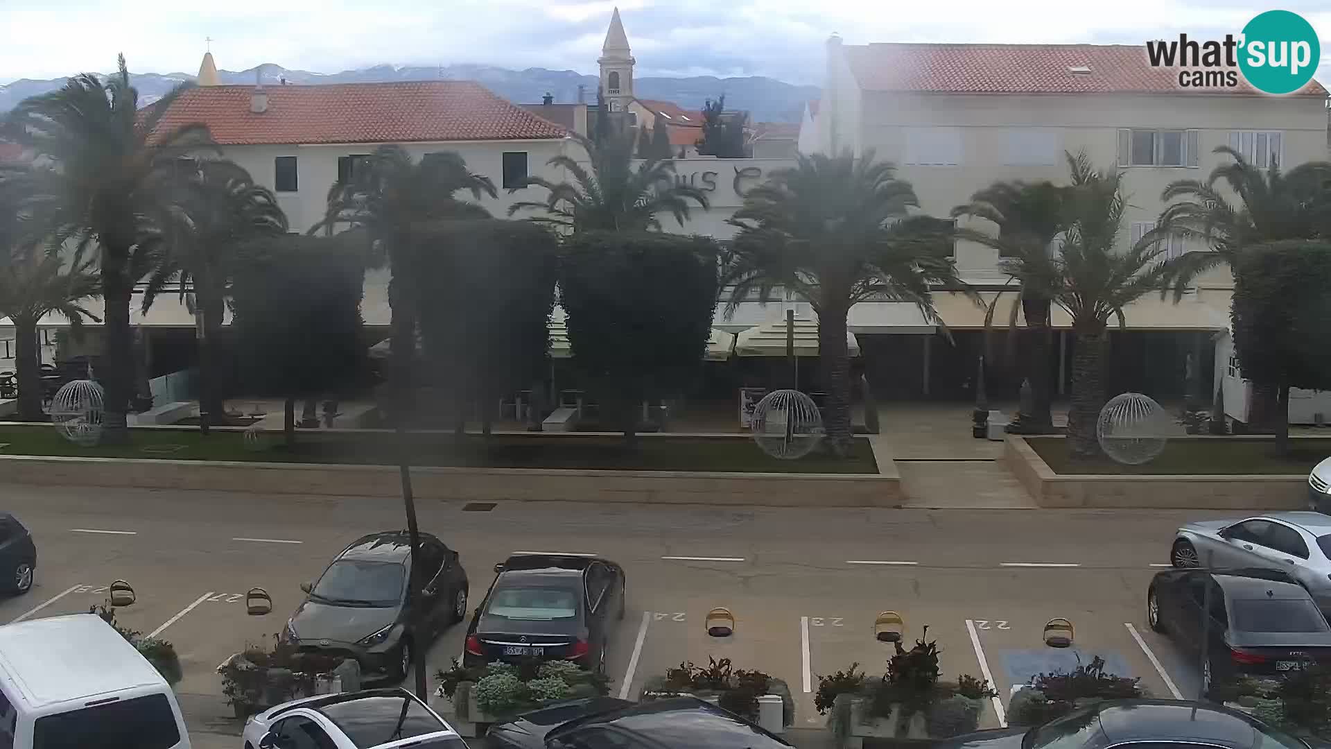 Novalja Livecam promenade