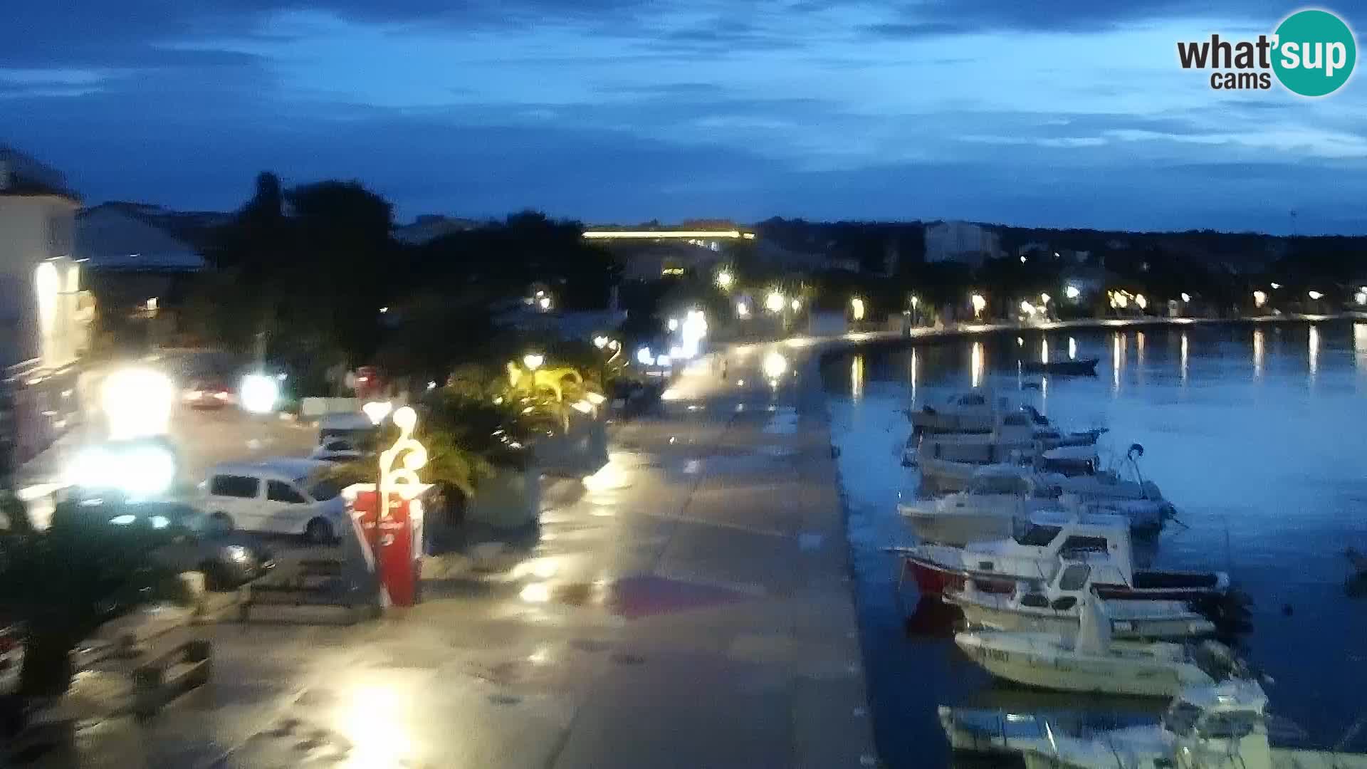 Novalja Livecam promenade