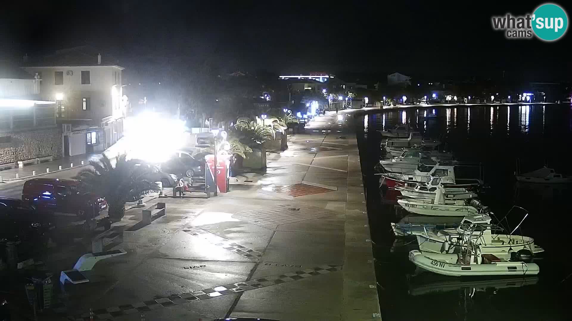 Novalja Livecam promenade