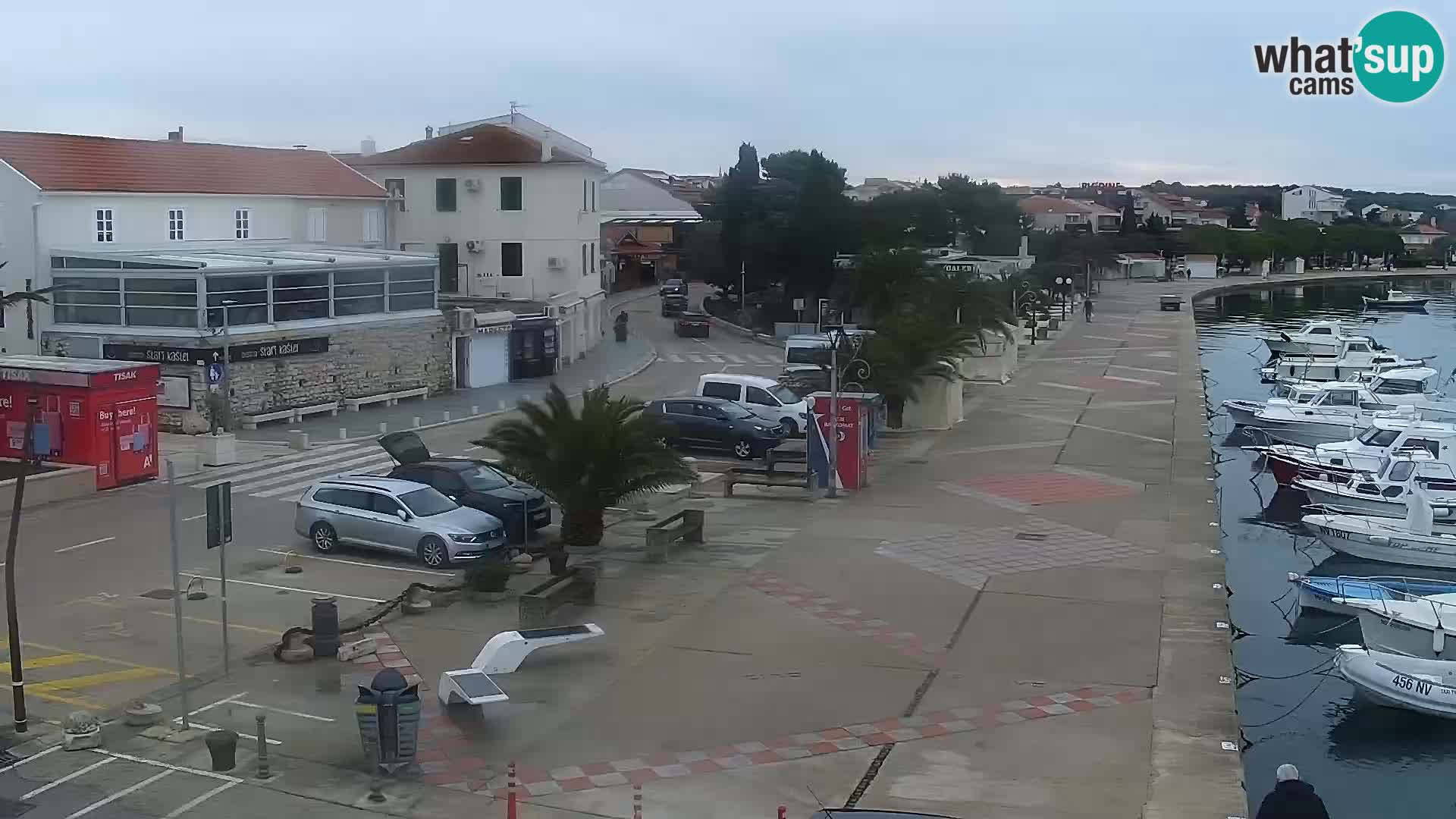 Novalja Livecam promenade