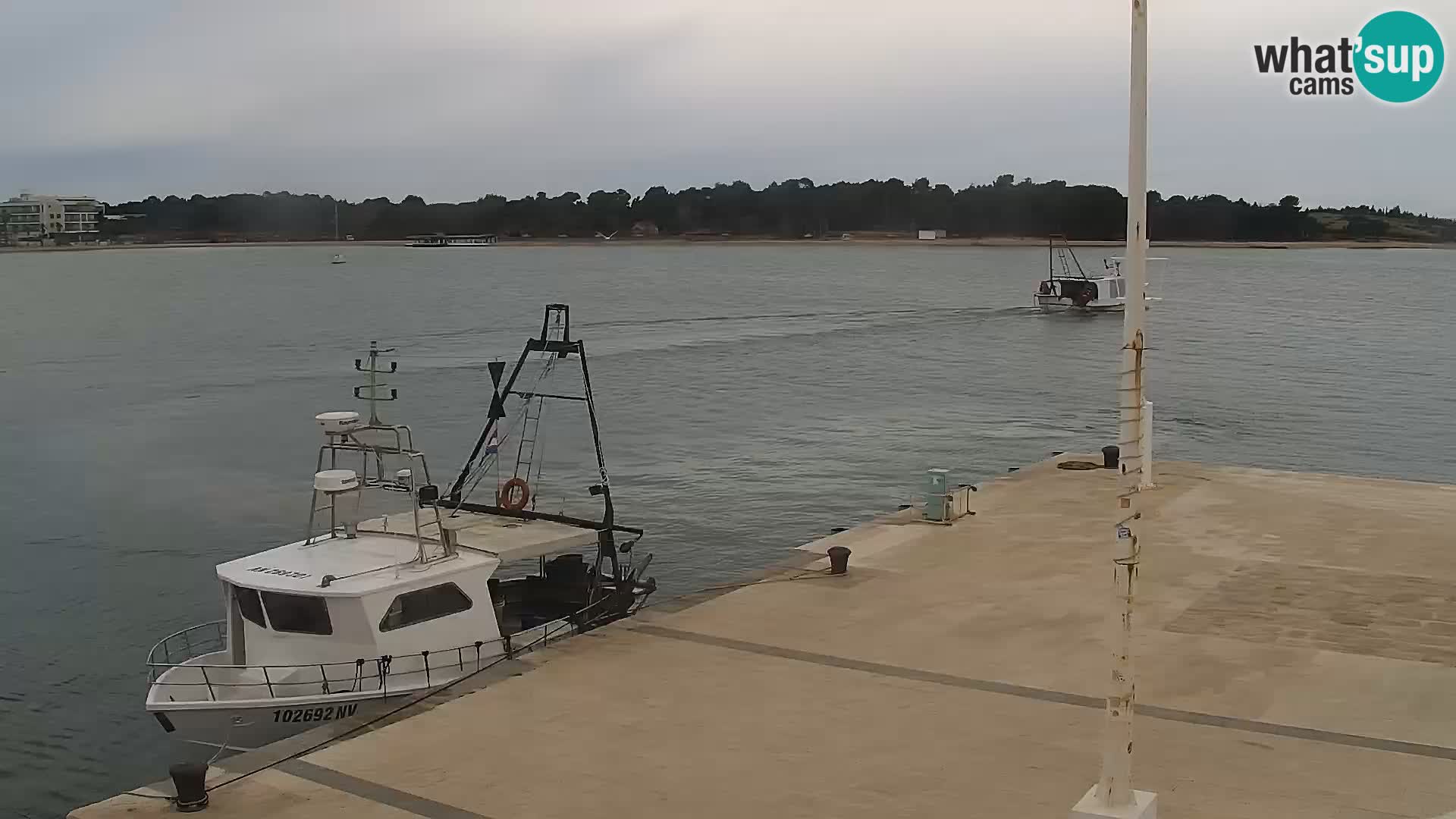 Webcam Novalja seaside promenade