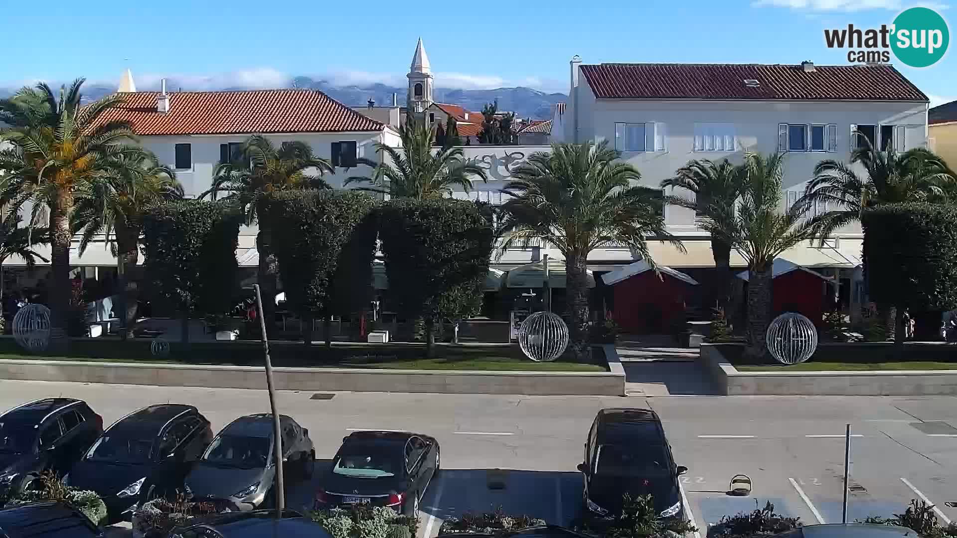 Novalja Livecam promenade