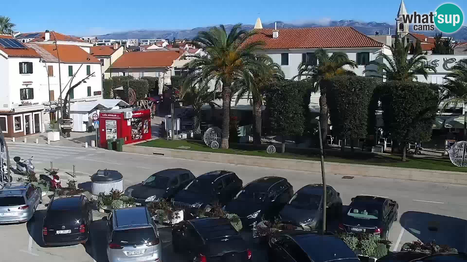 Livecam Promenade a Novalja