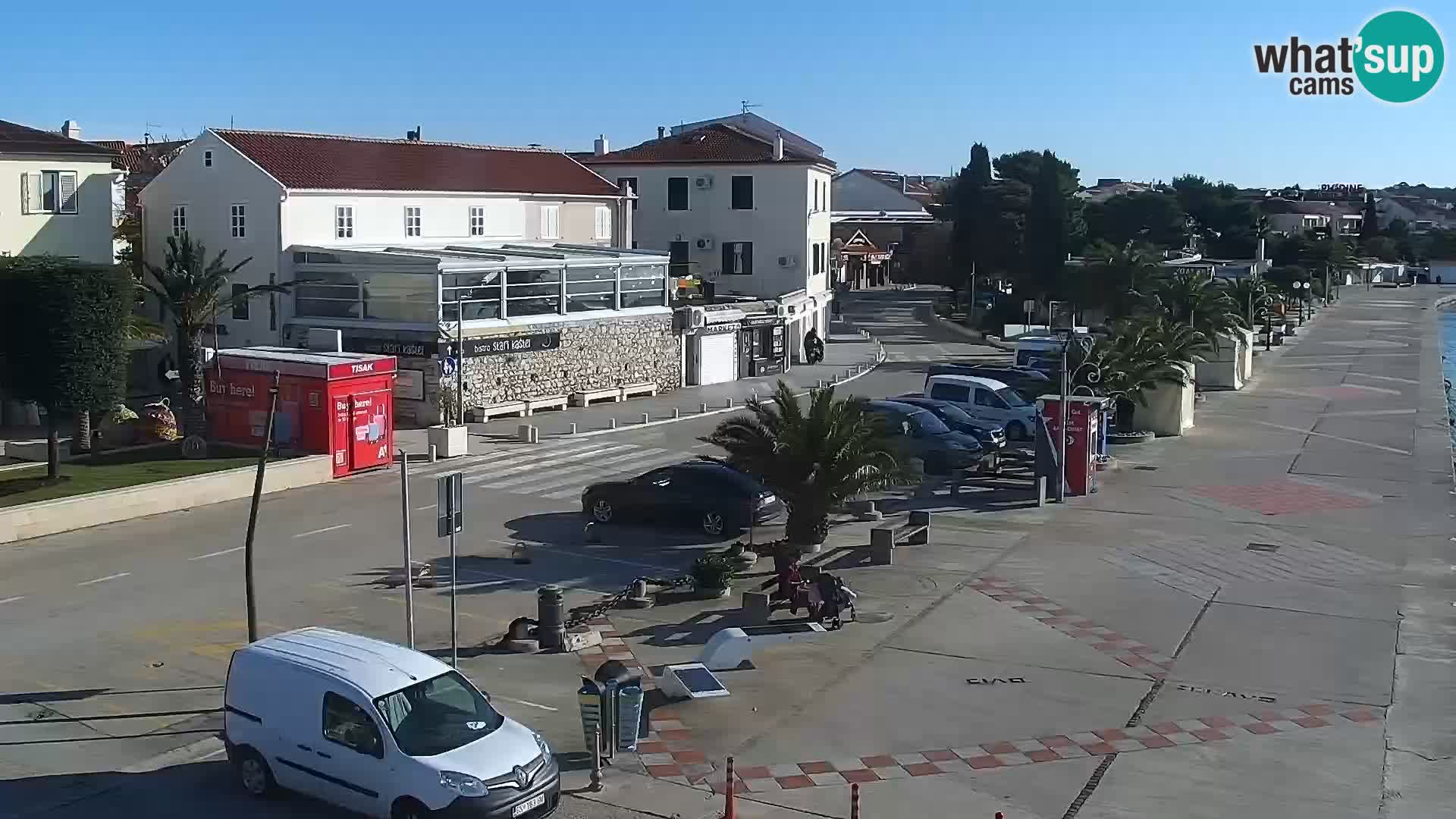 Novalja Livecam promenade