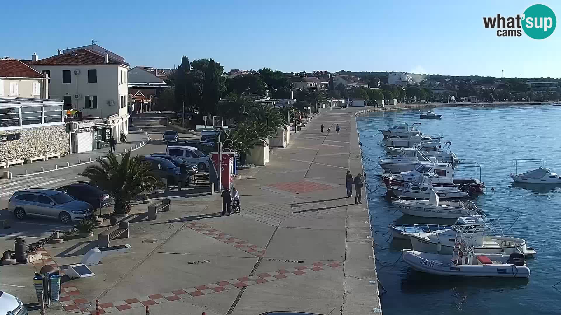 Novalja Livecam promenade