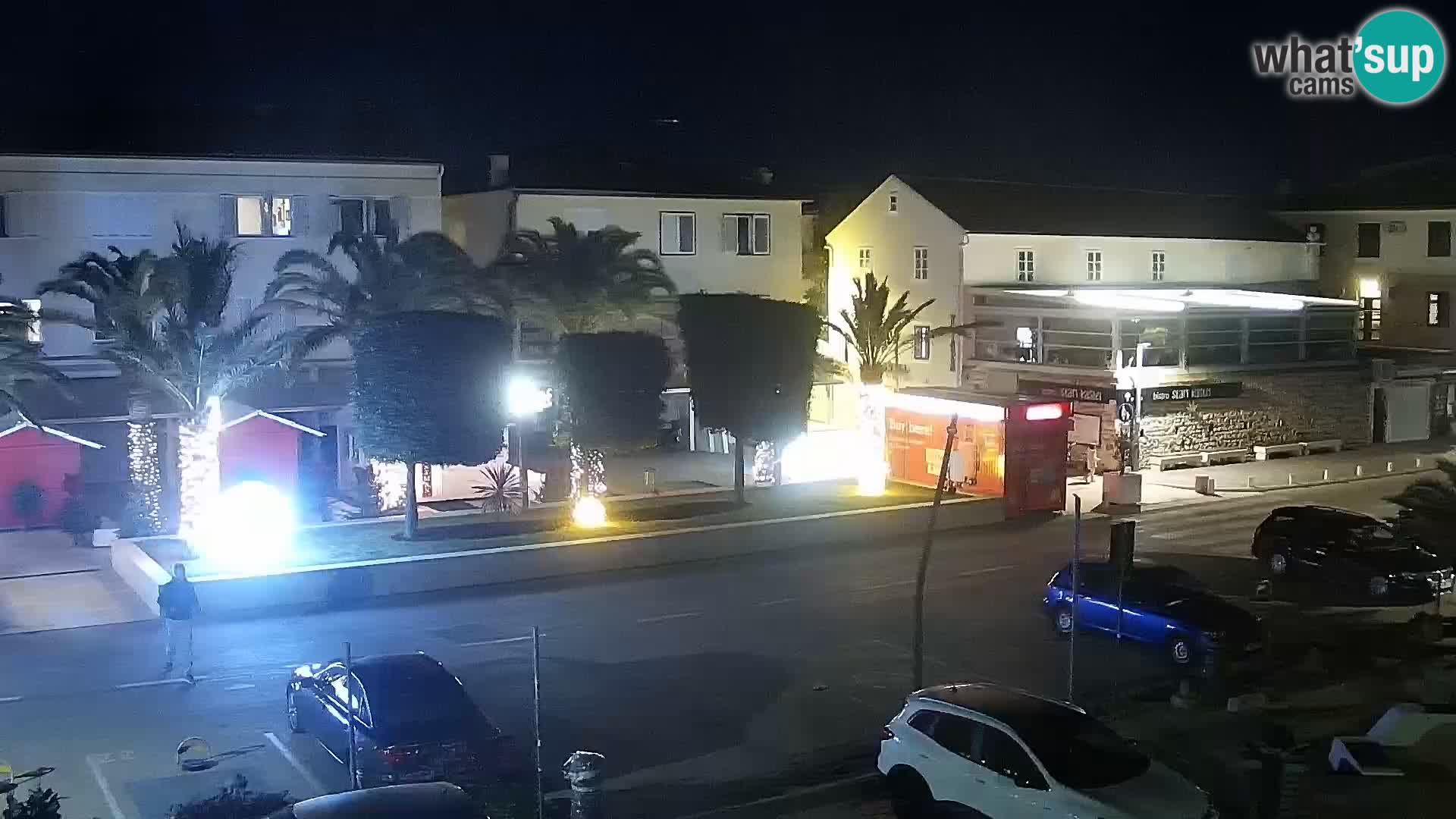 Novalja Livecam promenade