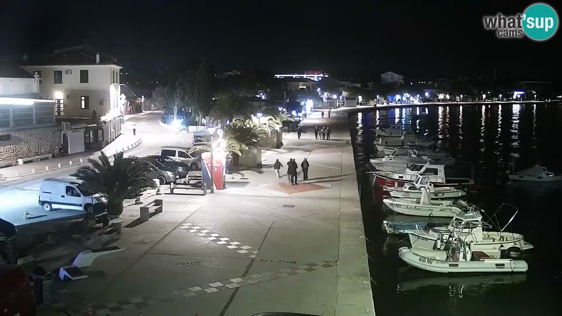 Livecam Promenade a Novalja