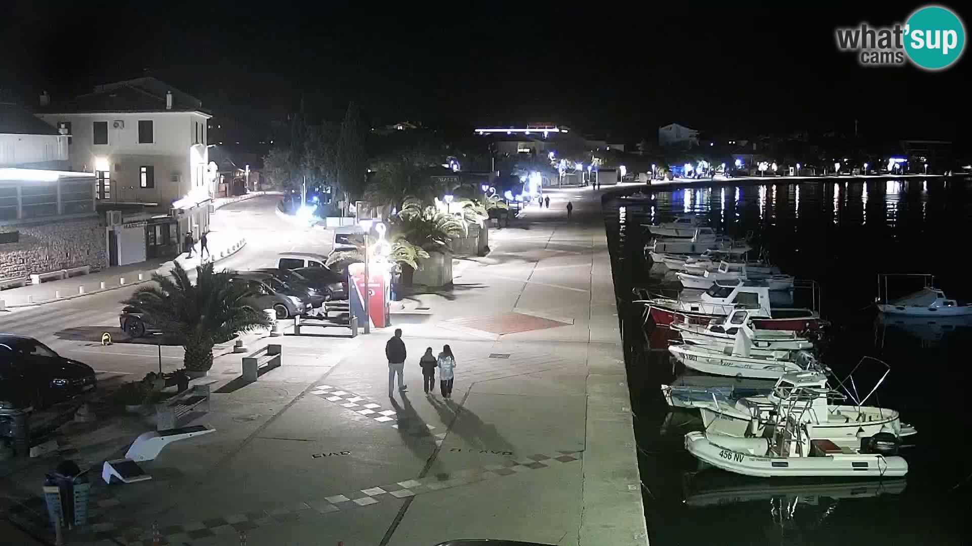 Novalja Livecam promenade