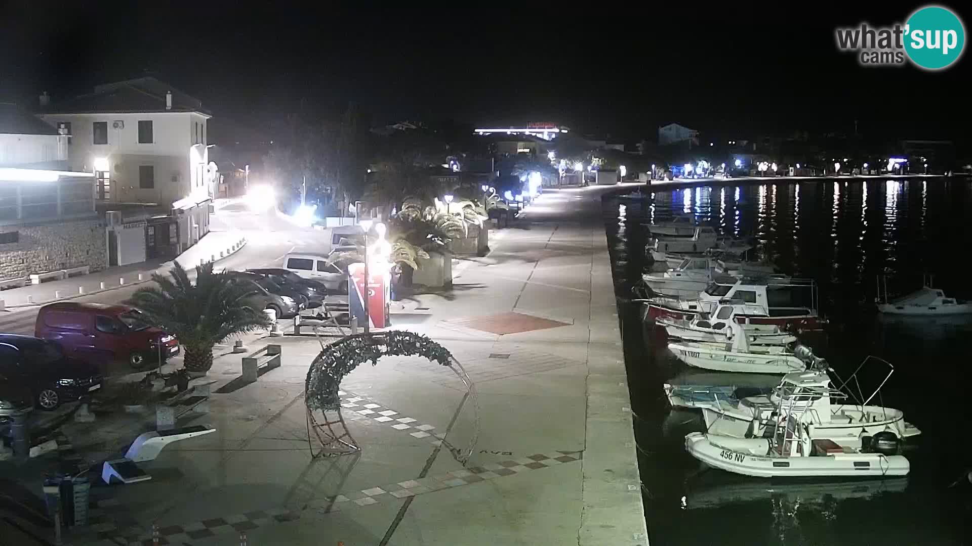 Novalja Livecam promenade