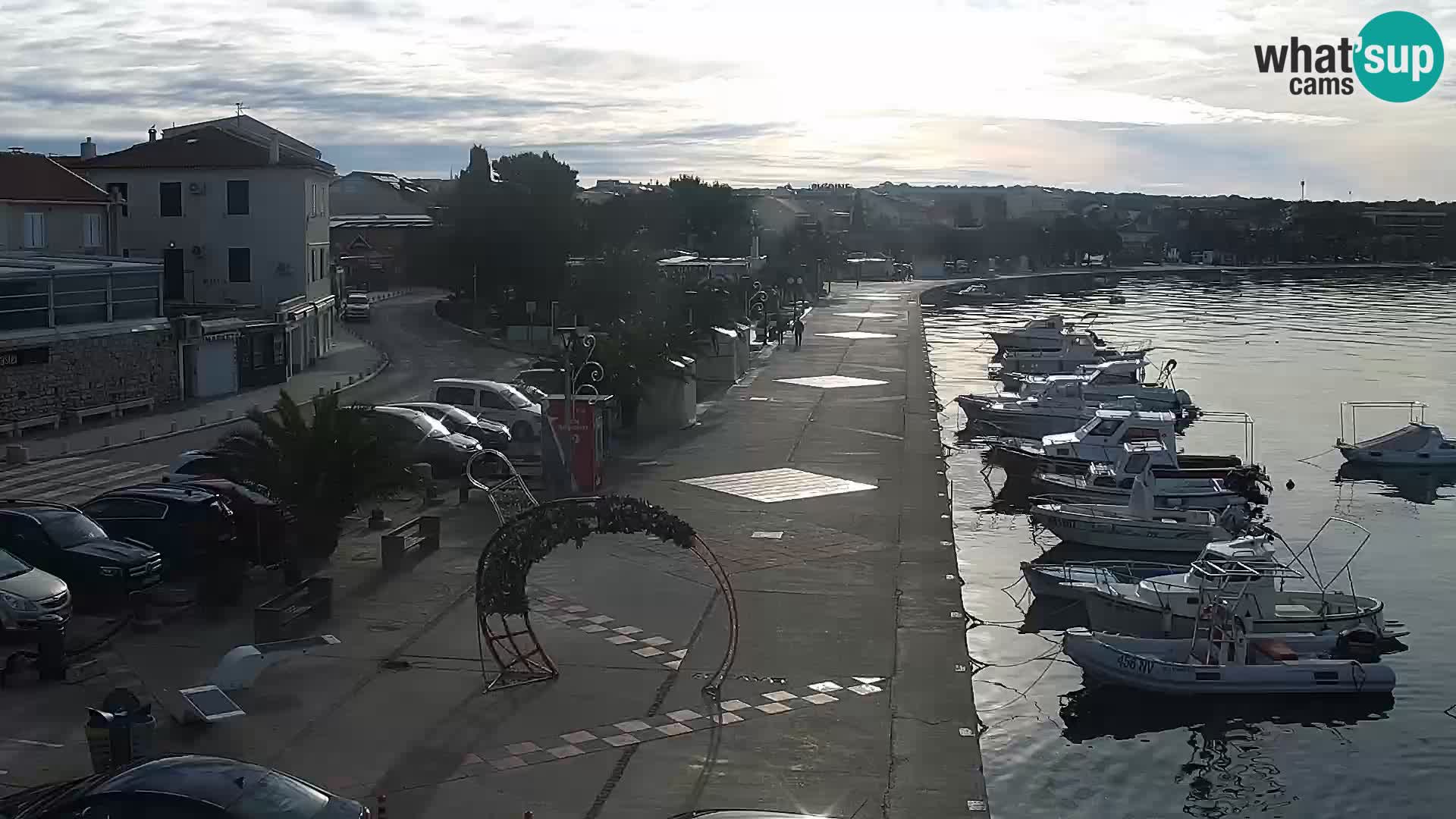 Livecam Promenade a Novalja