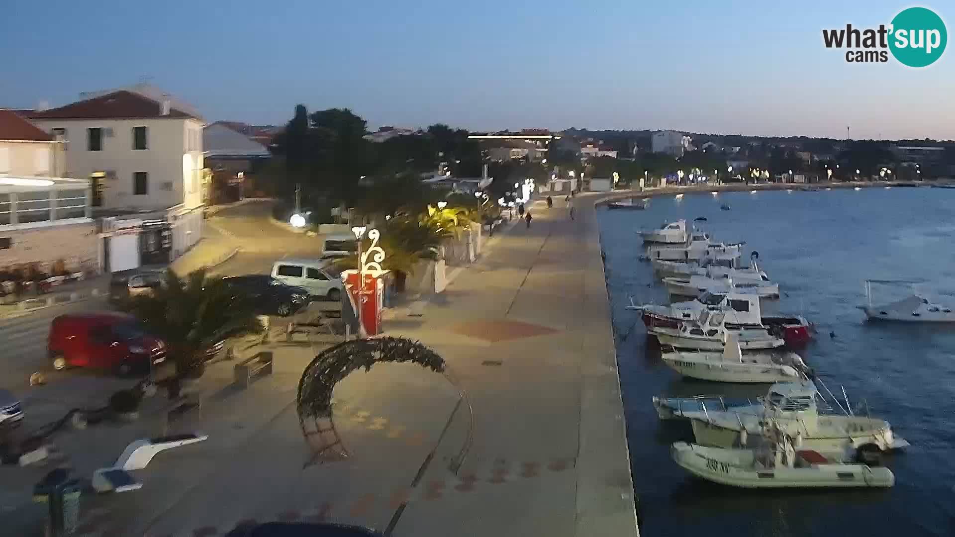 Livecam Promenade a Novalja