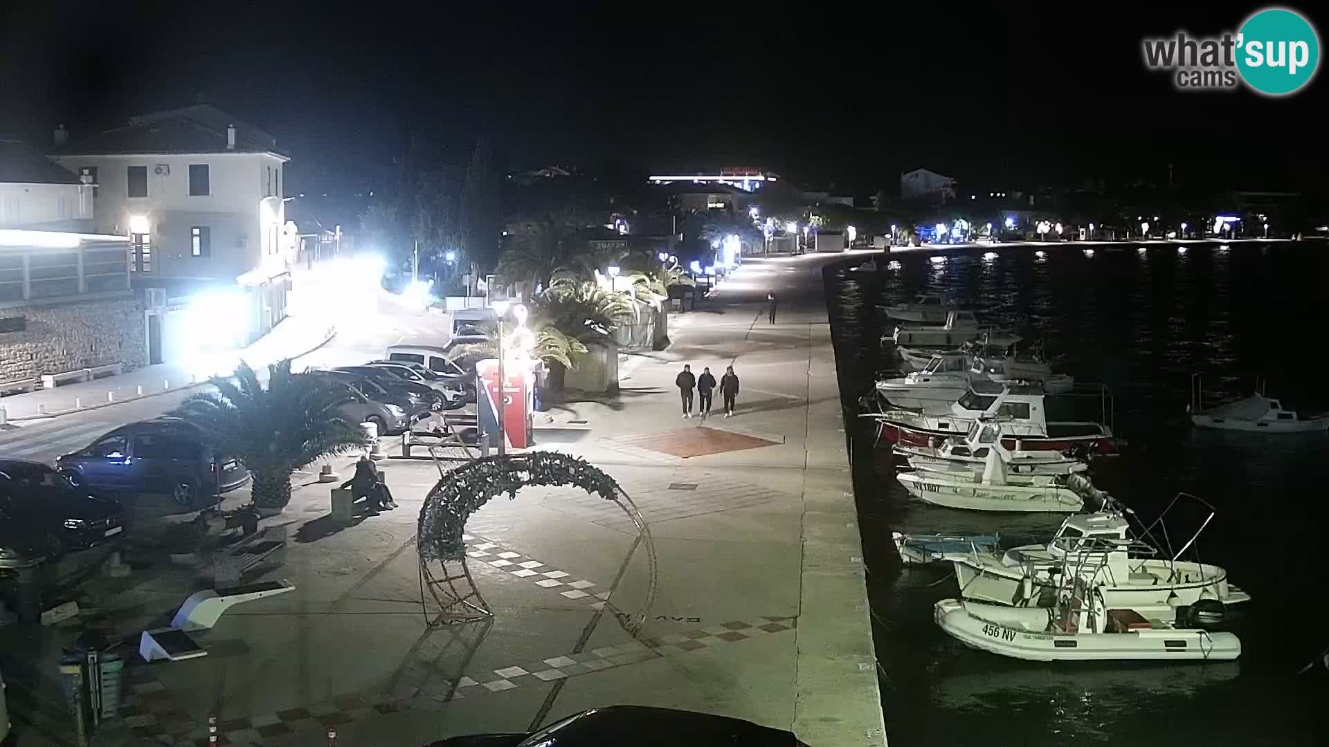 Livecam Promenade a Novalja