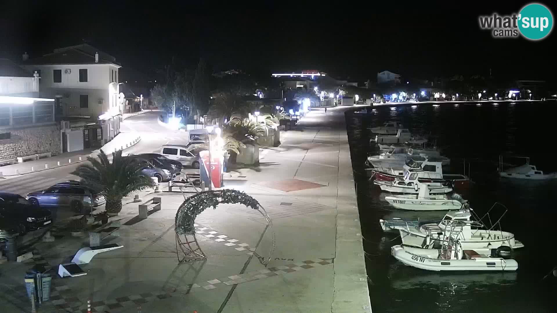 Livecam Promenade a Novalja