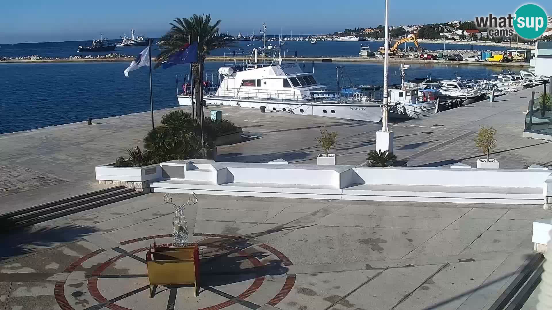 Livecam Promenade a Novalja