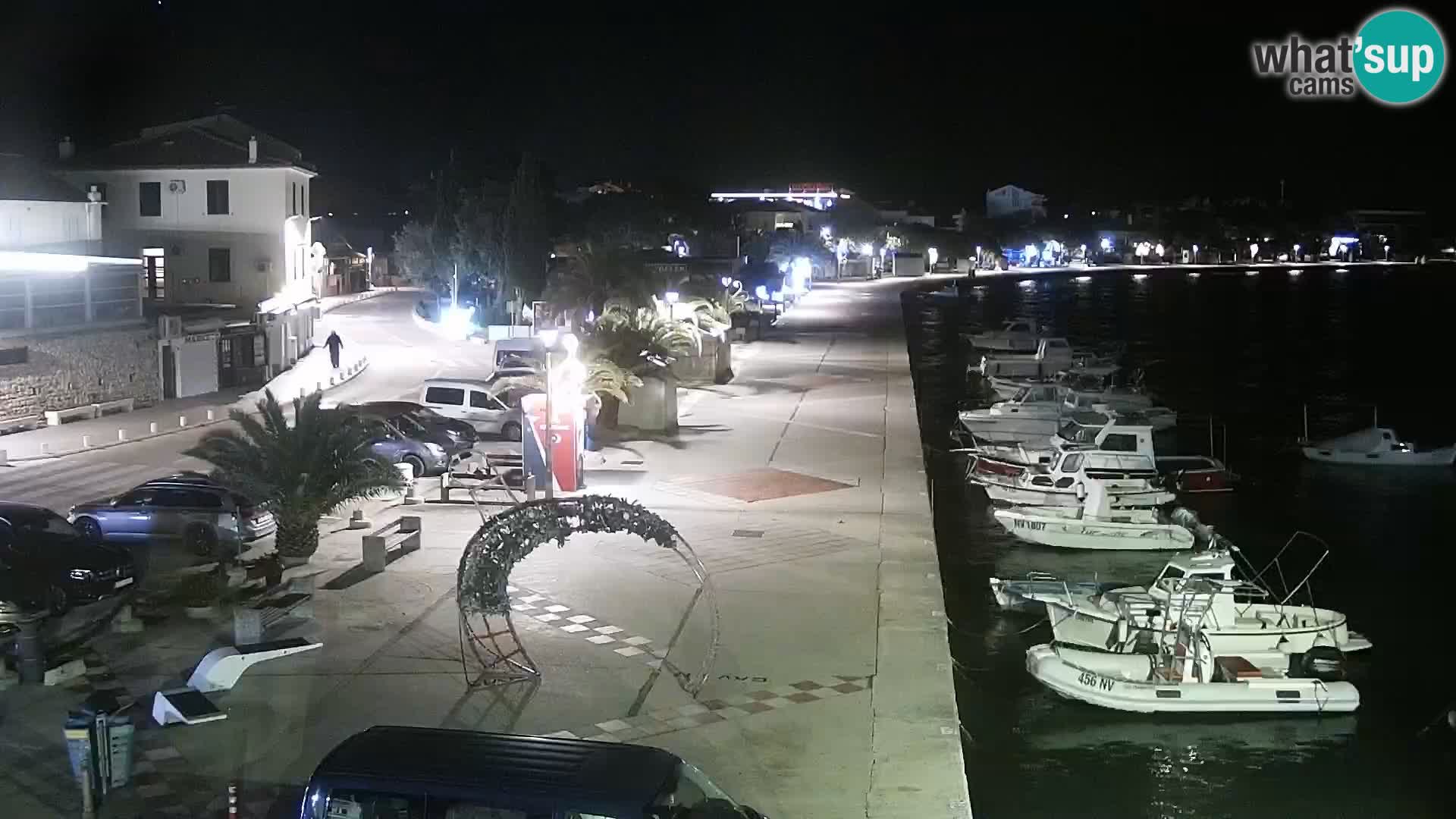 Novalja Livecam promenade