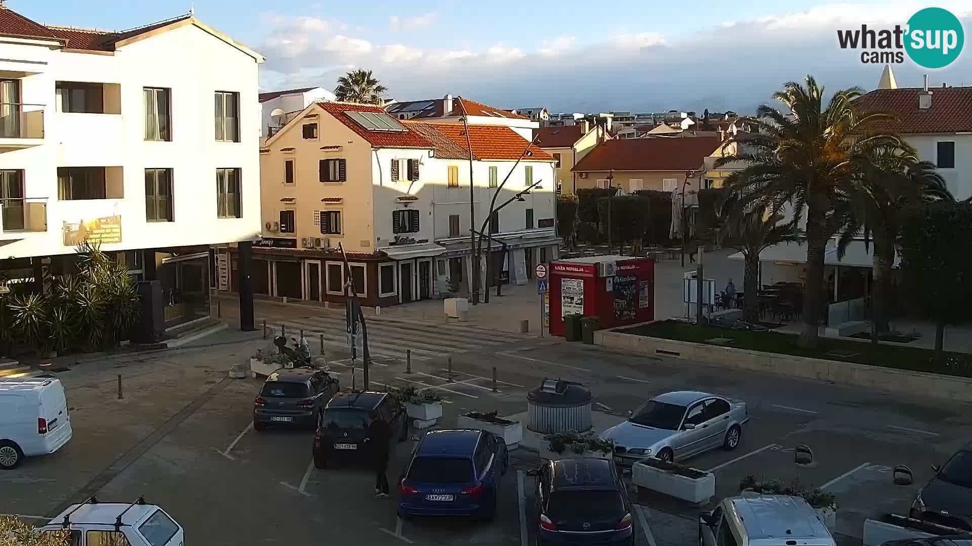 Novalja Livecam promenade