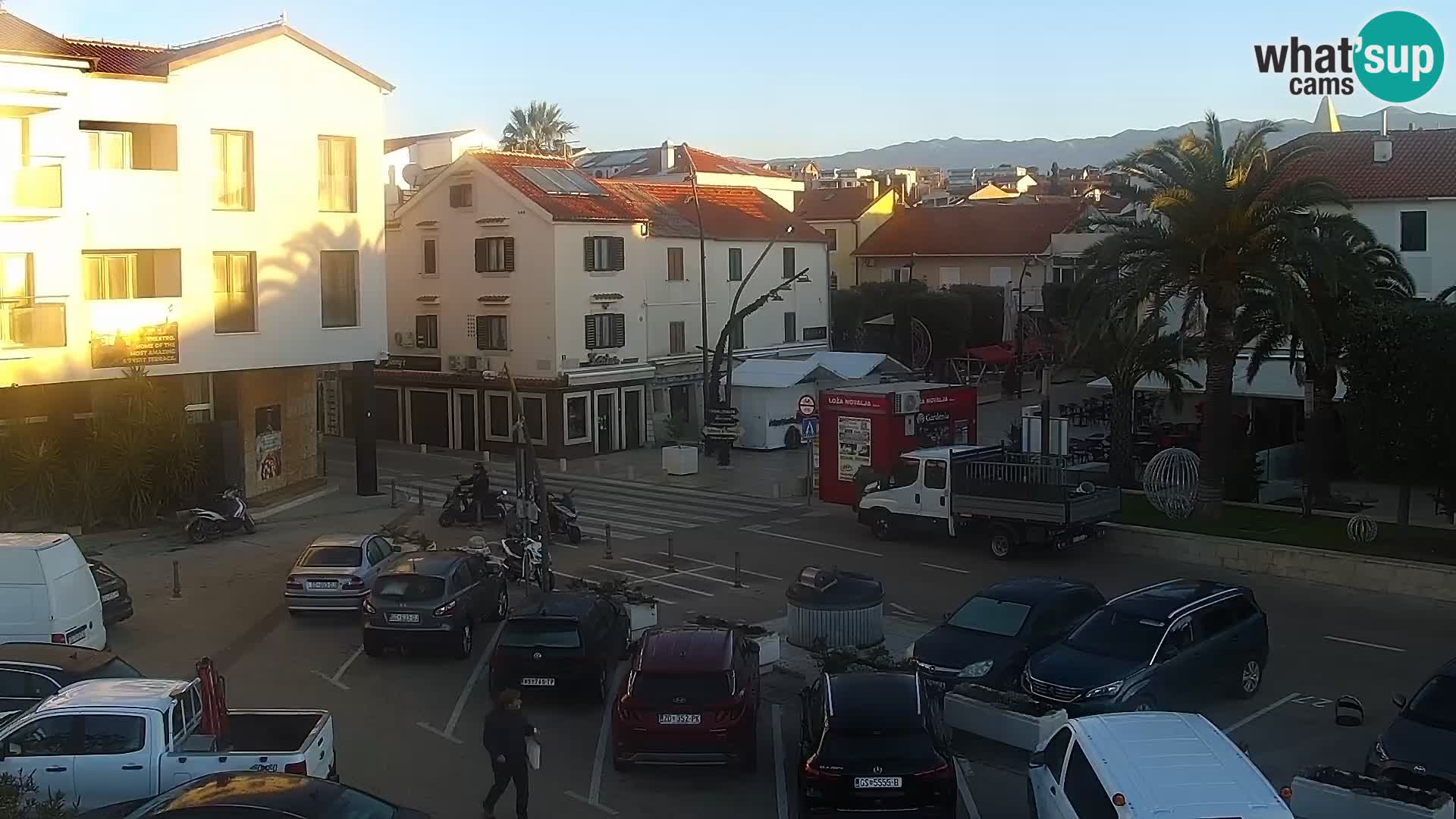 Livecam Promenade a Novalja