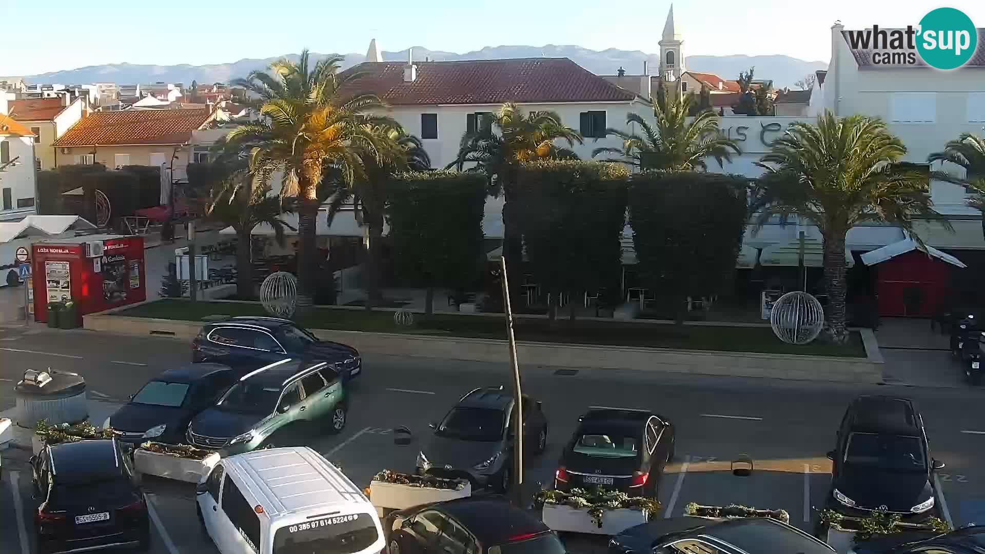 Livecam Promenade a Novalja