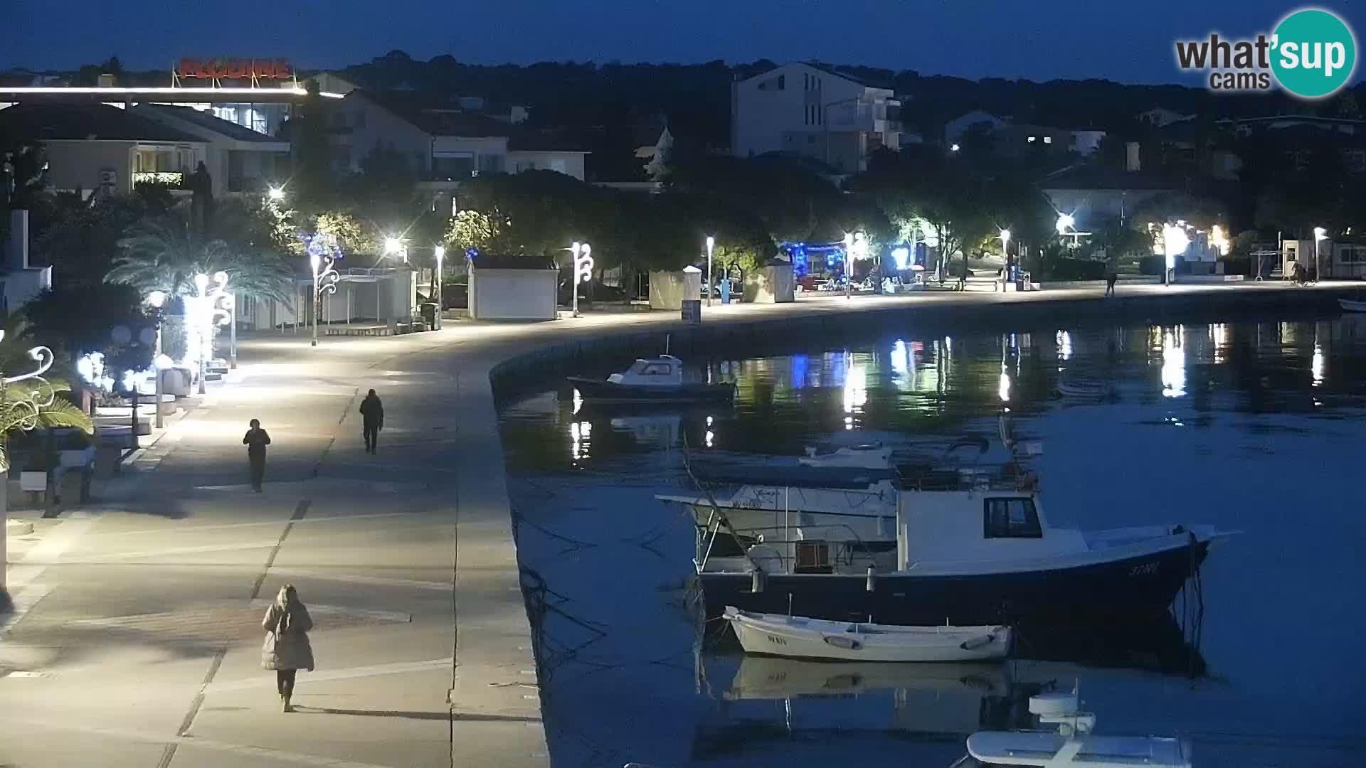 Livecam Promenade a Novalja