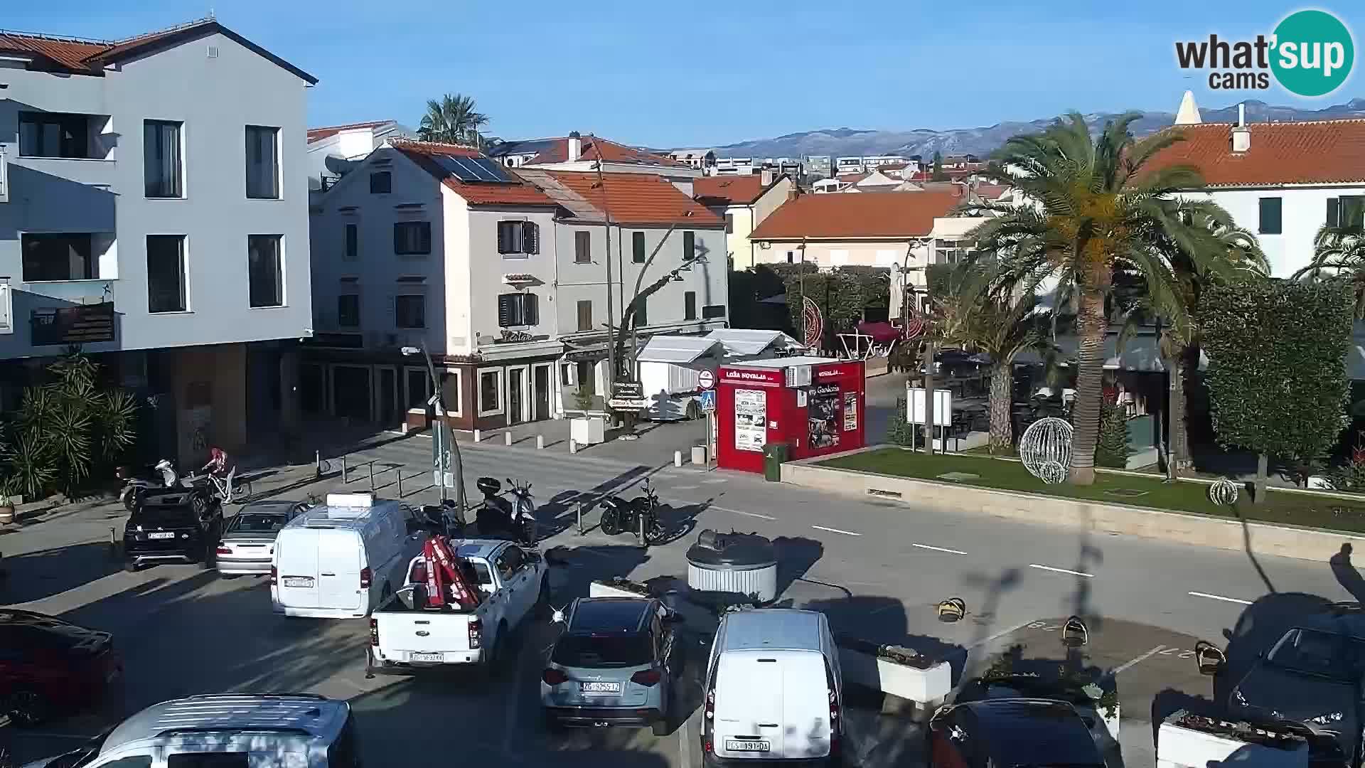 Livecam Promenade a Novalja