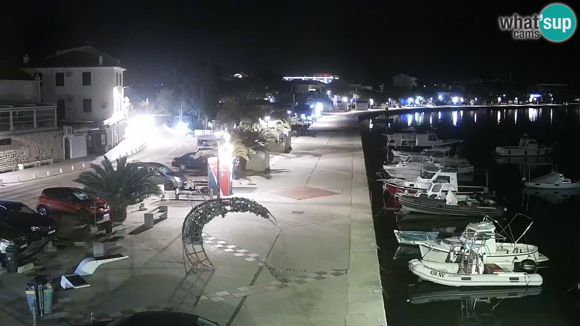 Novalja Livecam promenade