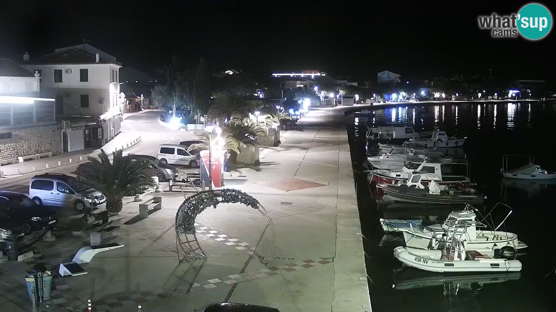 Novalja Livecam promenade