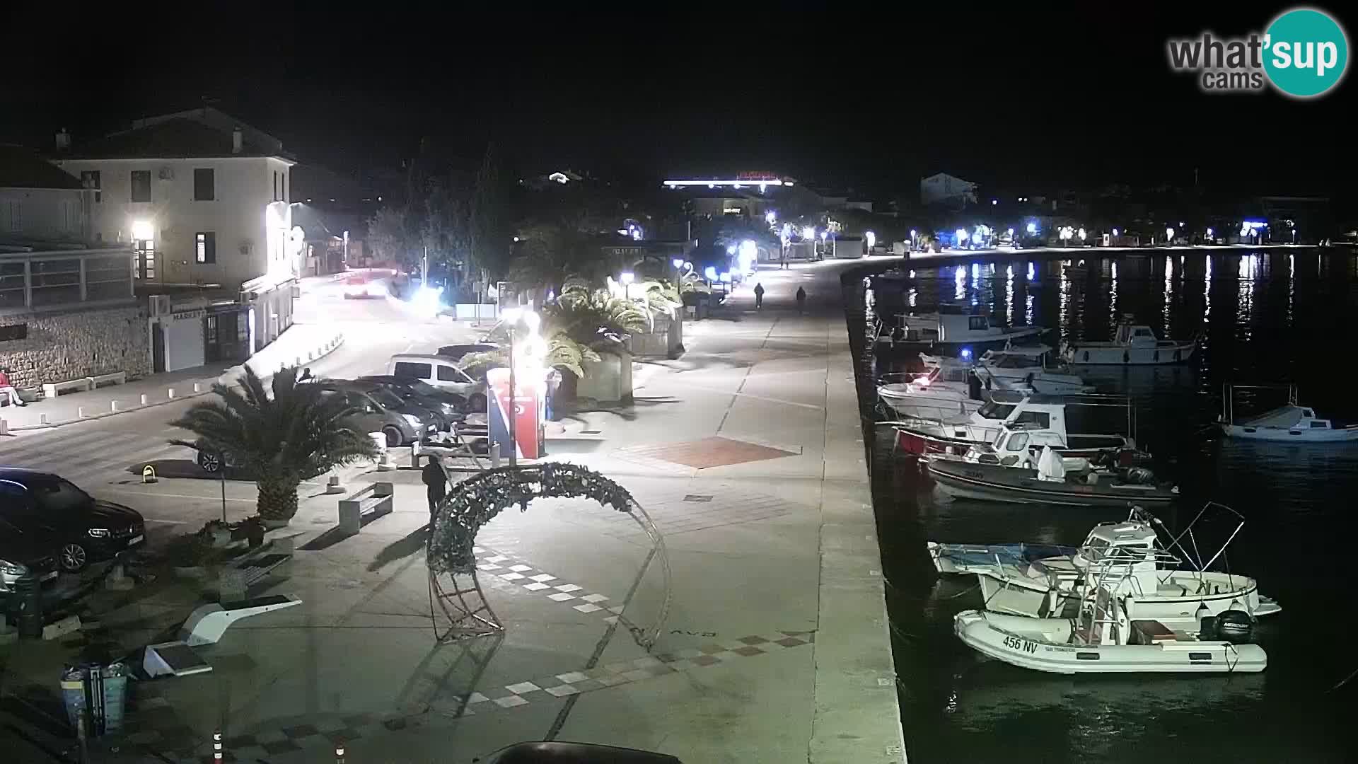 Novalja Livecam promenade