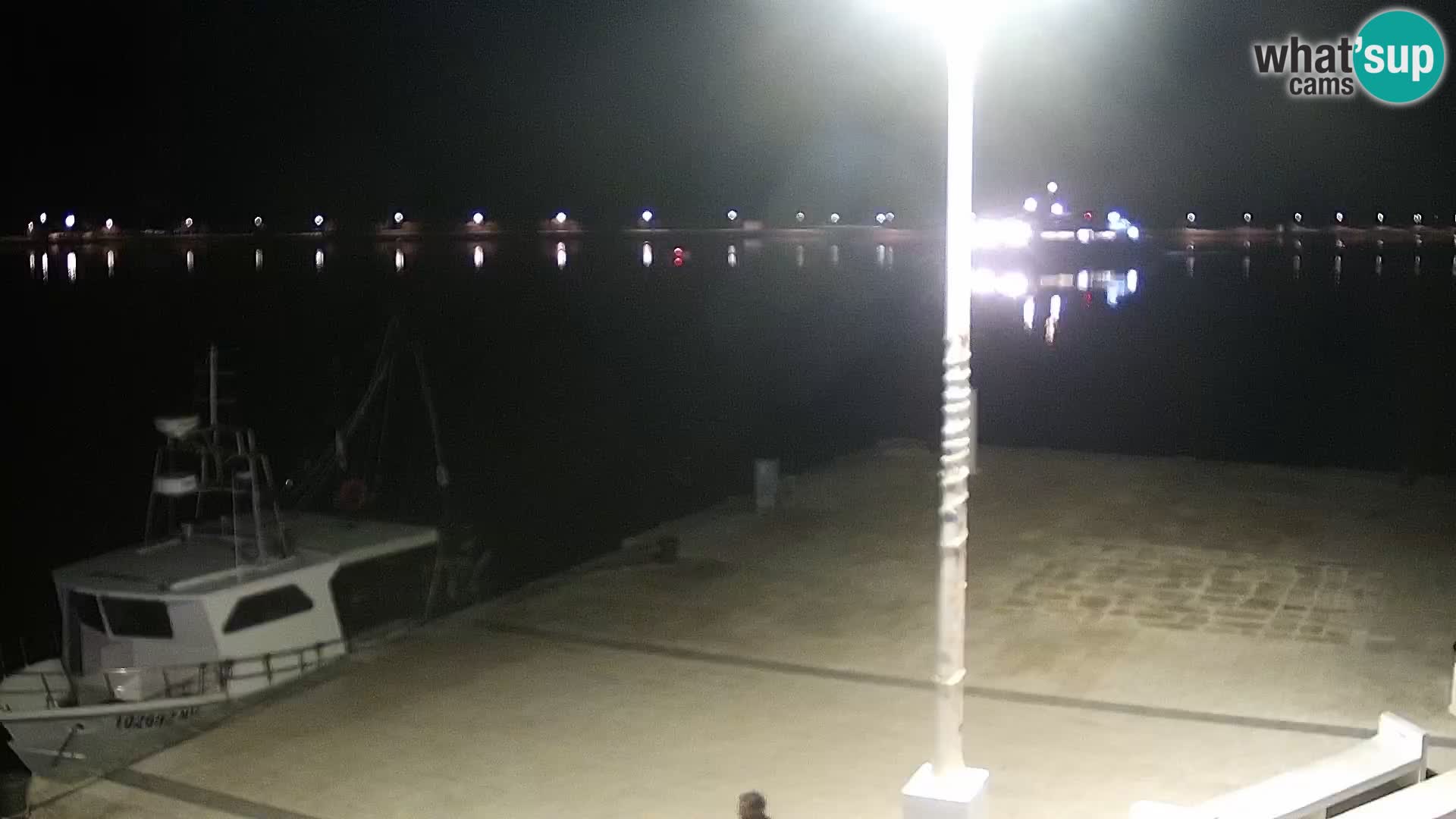 Webcam Novalja seaside promenade