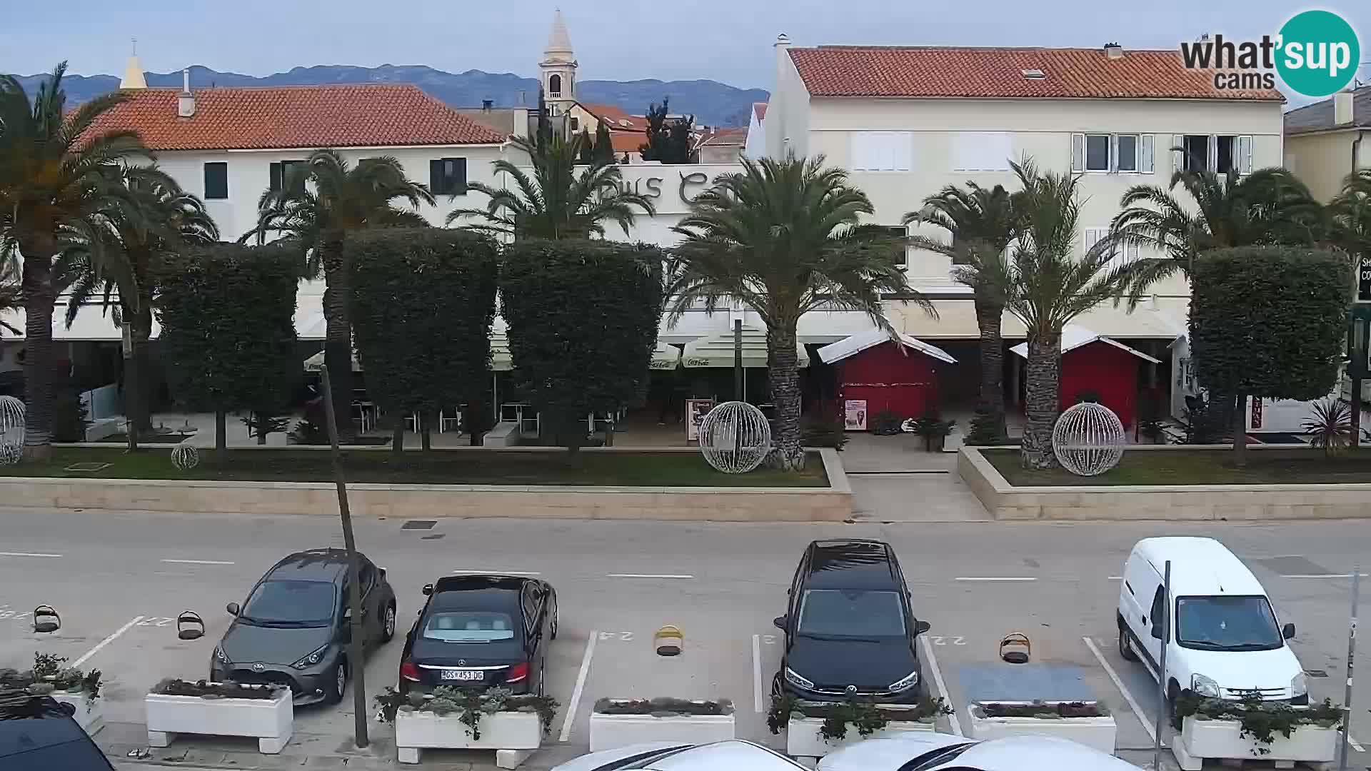 Novalja Livecam promenade