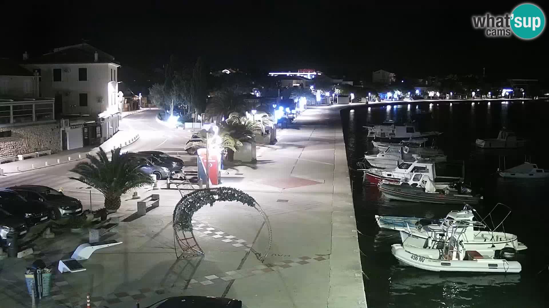 Novalja Livecam promenade