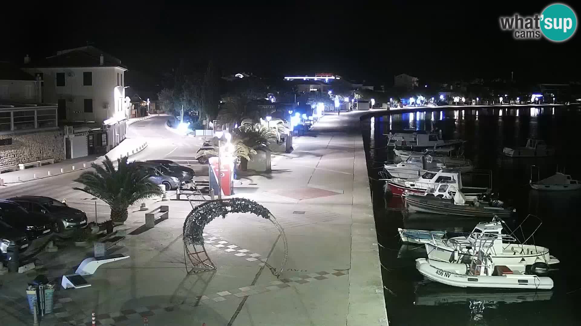 Novalja Livecam promenade