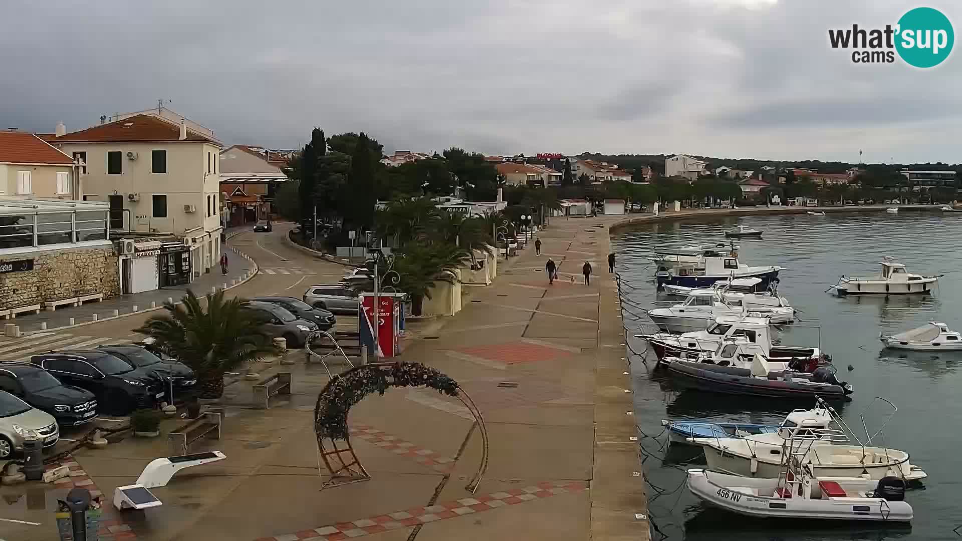 Novalja Livecam promenade