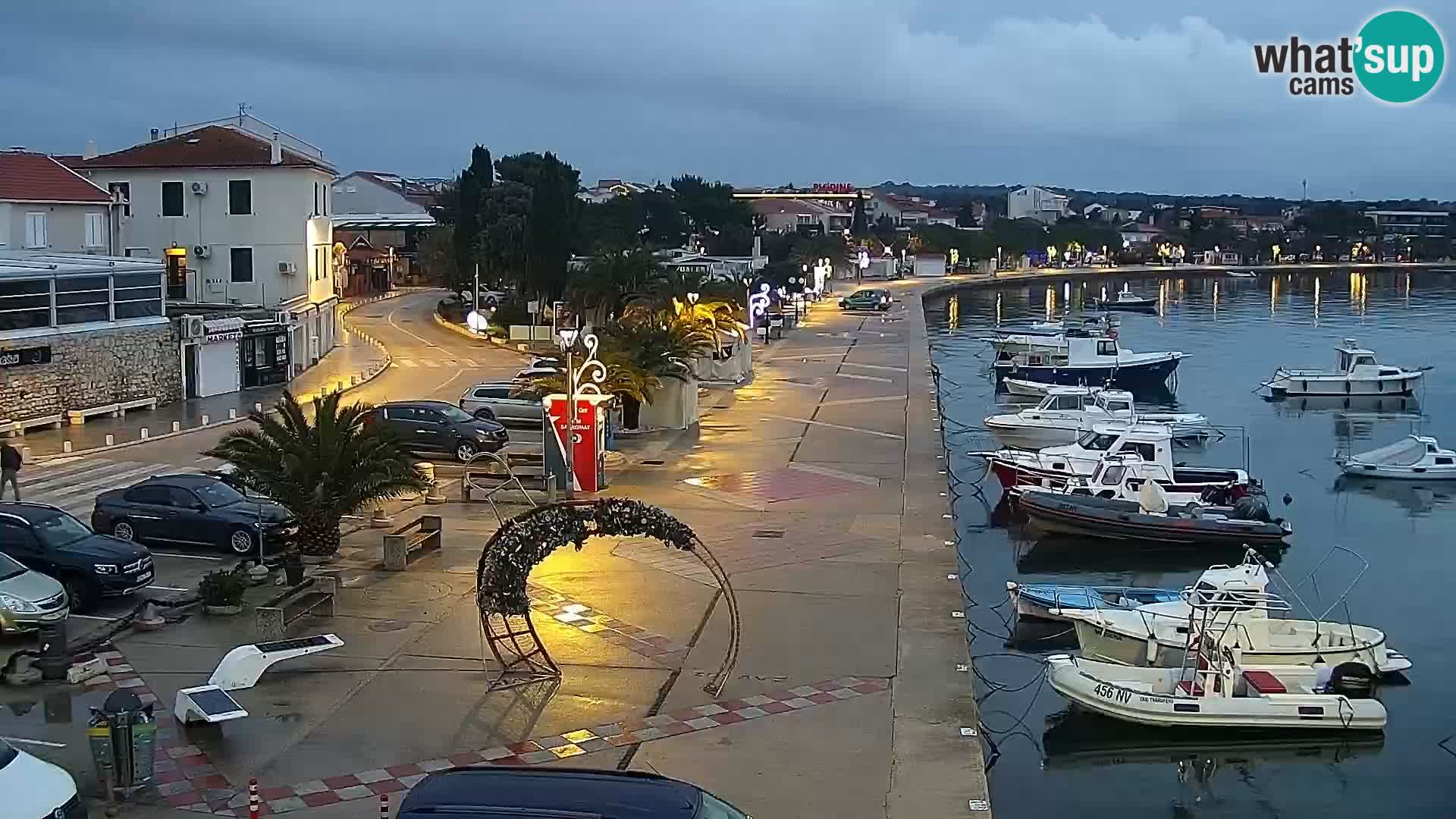 Novalja Livecam promenade