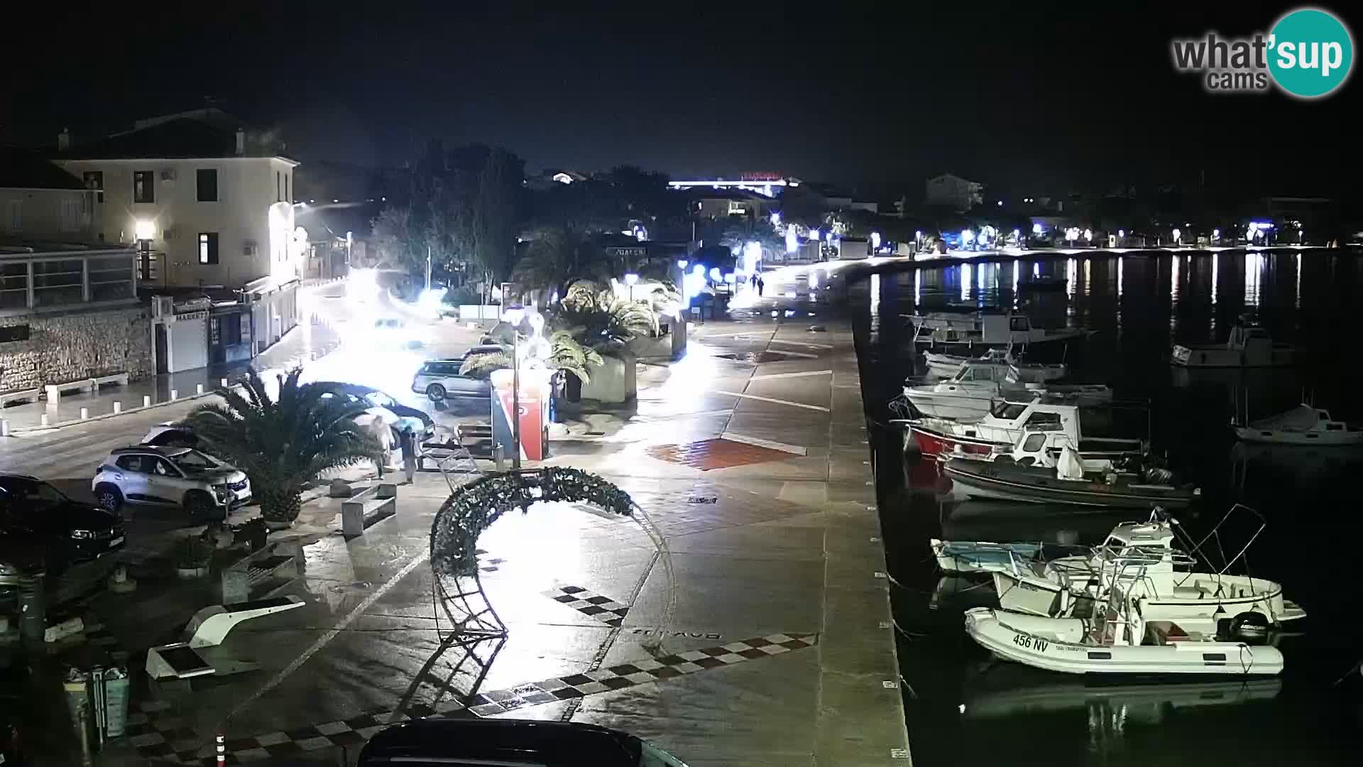 Novalja Livecam promenade
