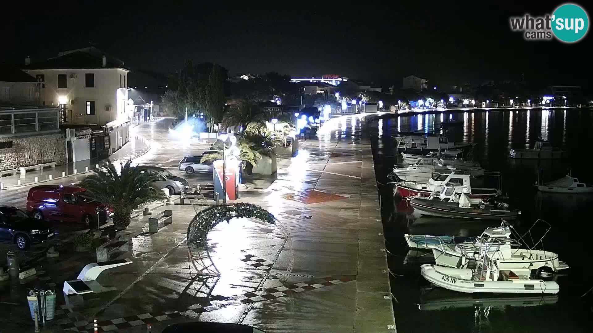 Livecam Promenade a Novalja