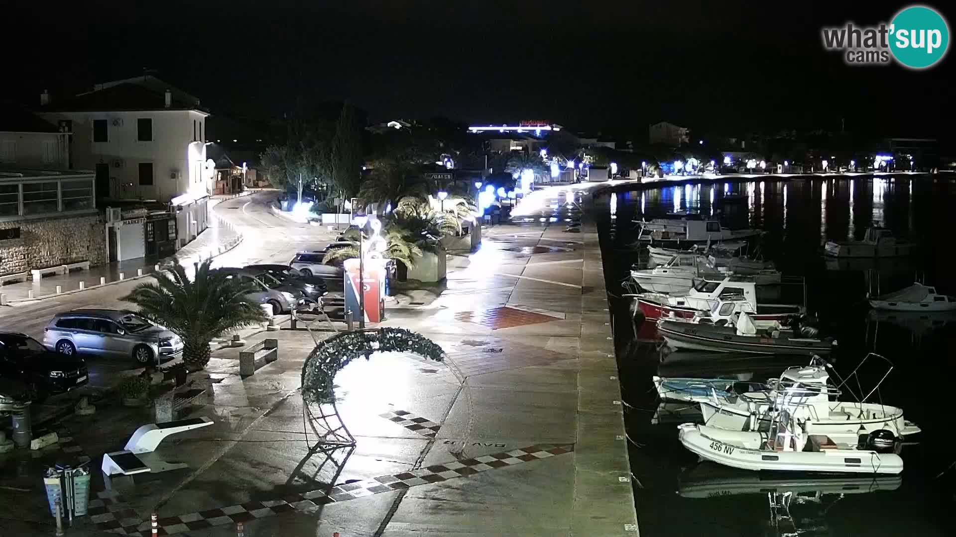 Novalja Livecam promenade