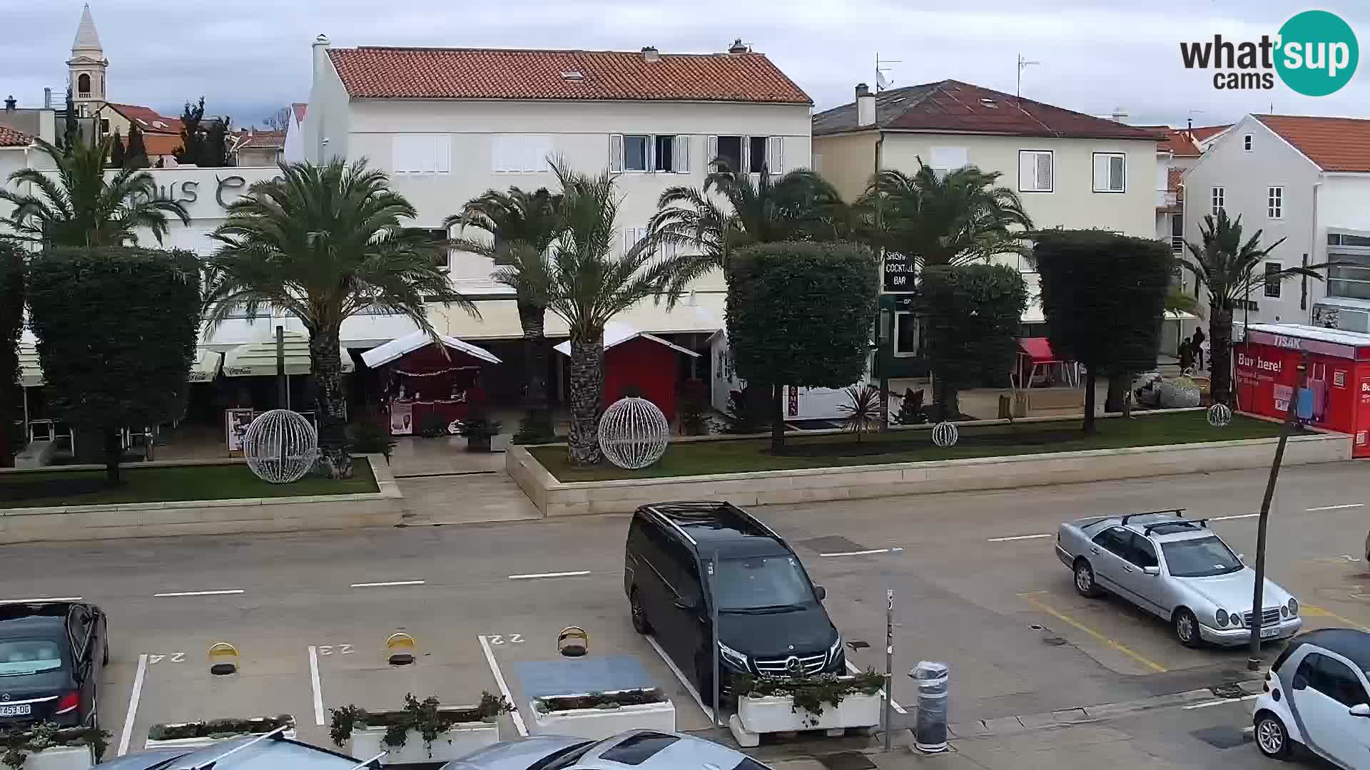 Livecam Promenade a Novalja