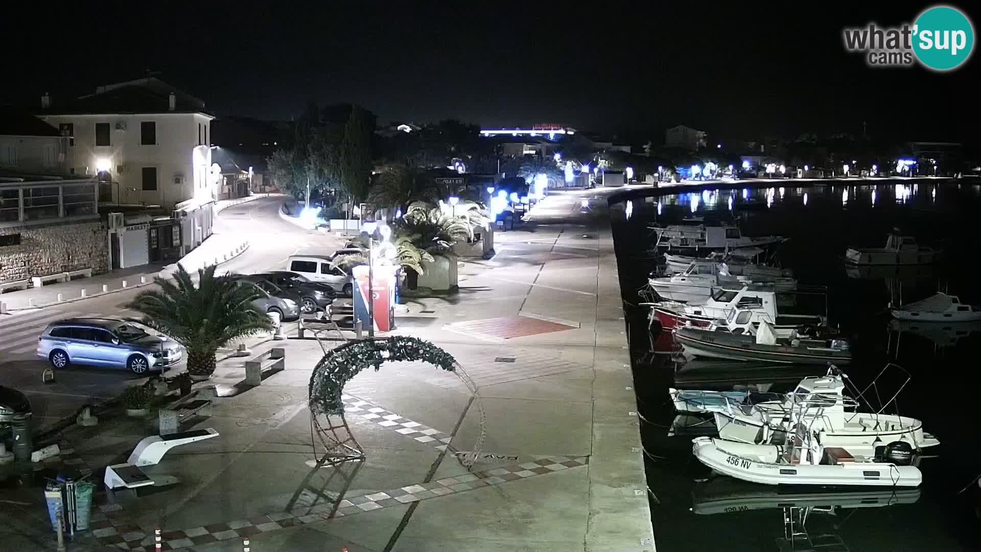 Novalja Livecam promenade